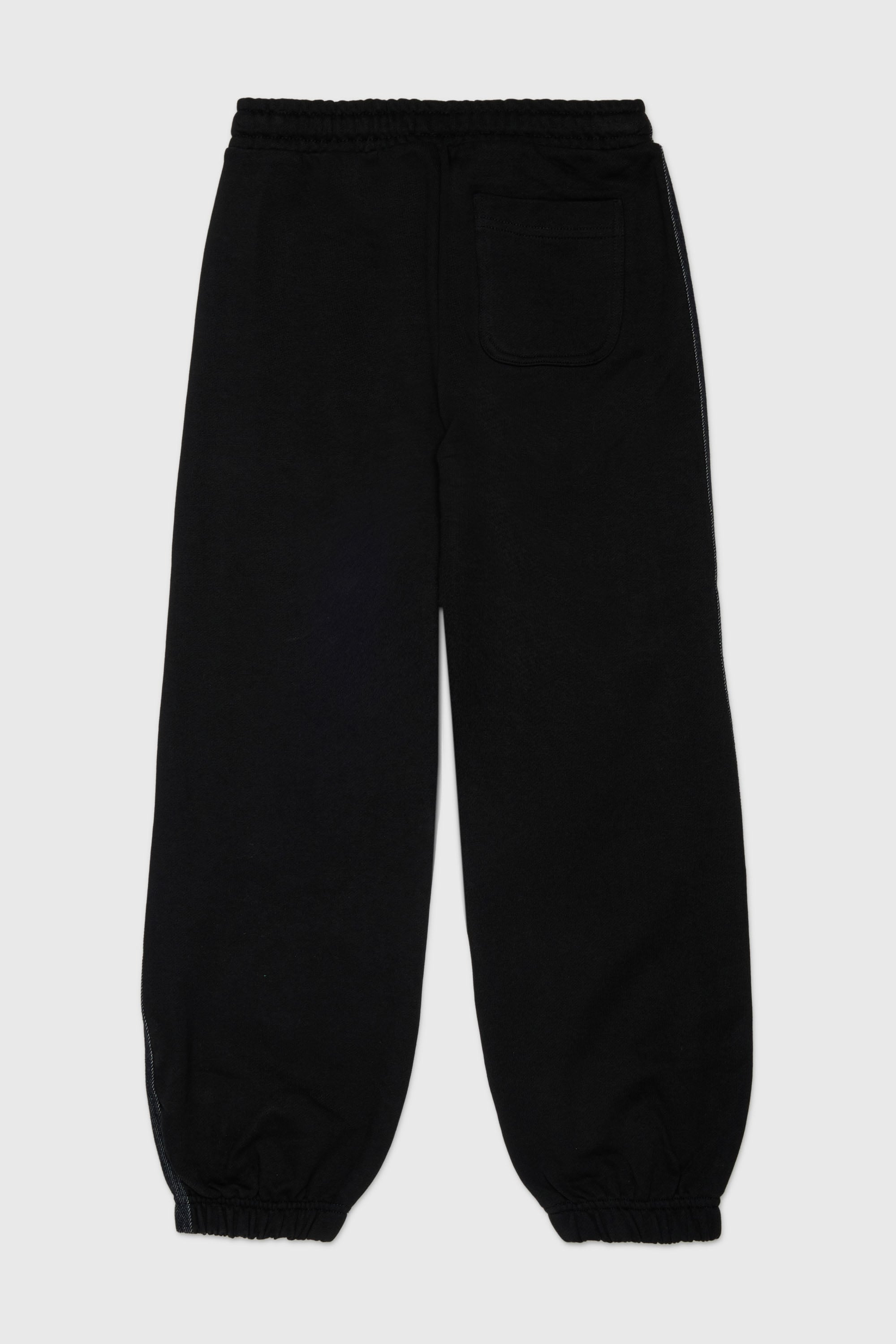 Diesel - PTEAN, Pantaloni da tuta con bande laterali in denim Uomo in Nero - 2