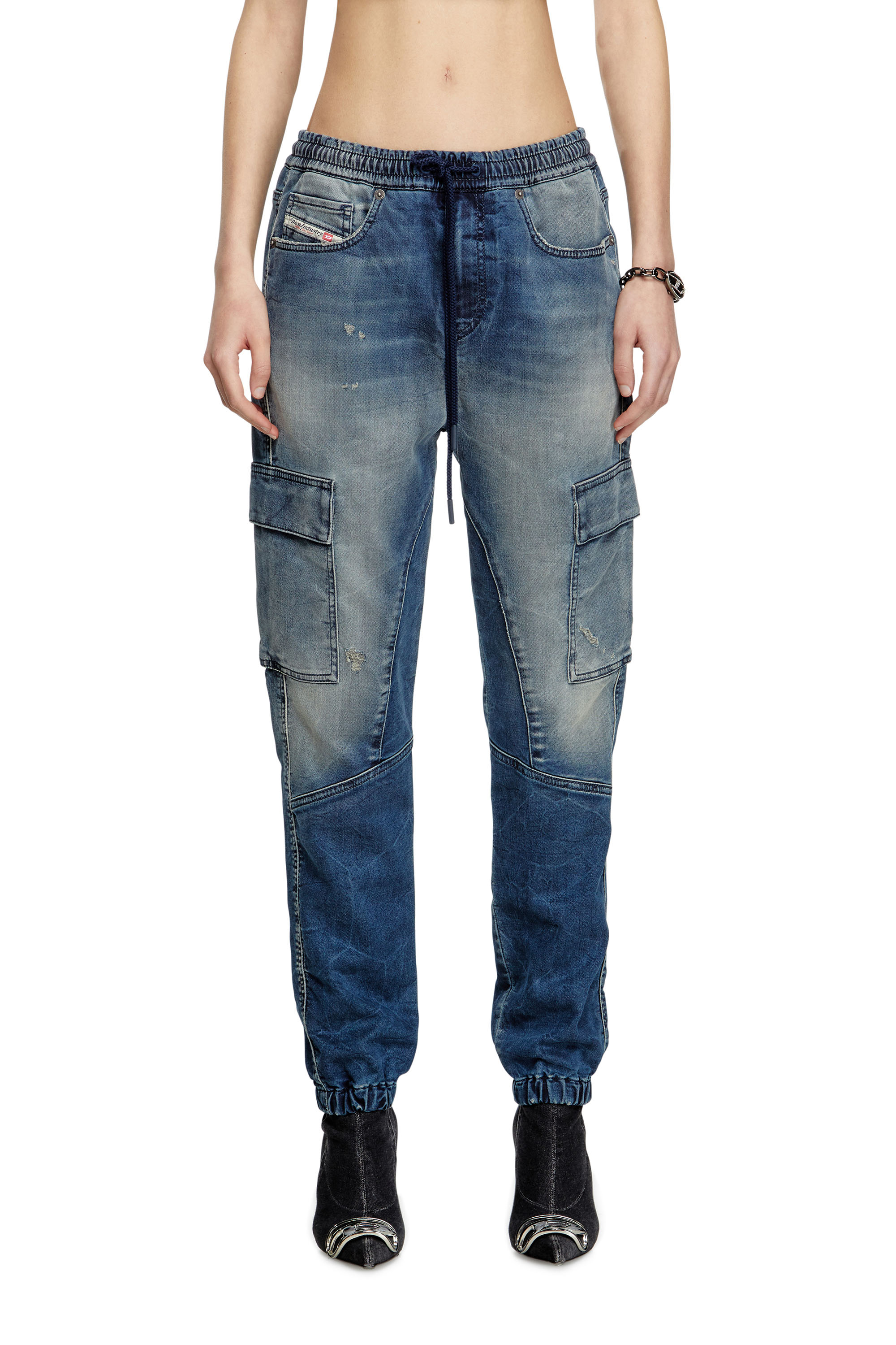 Diesel - Regular 2051 D-Ursy Joggjeans® 068PI Donna, Blu medio - Image 1