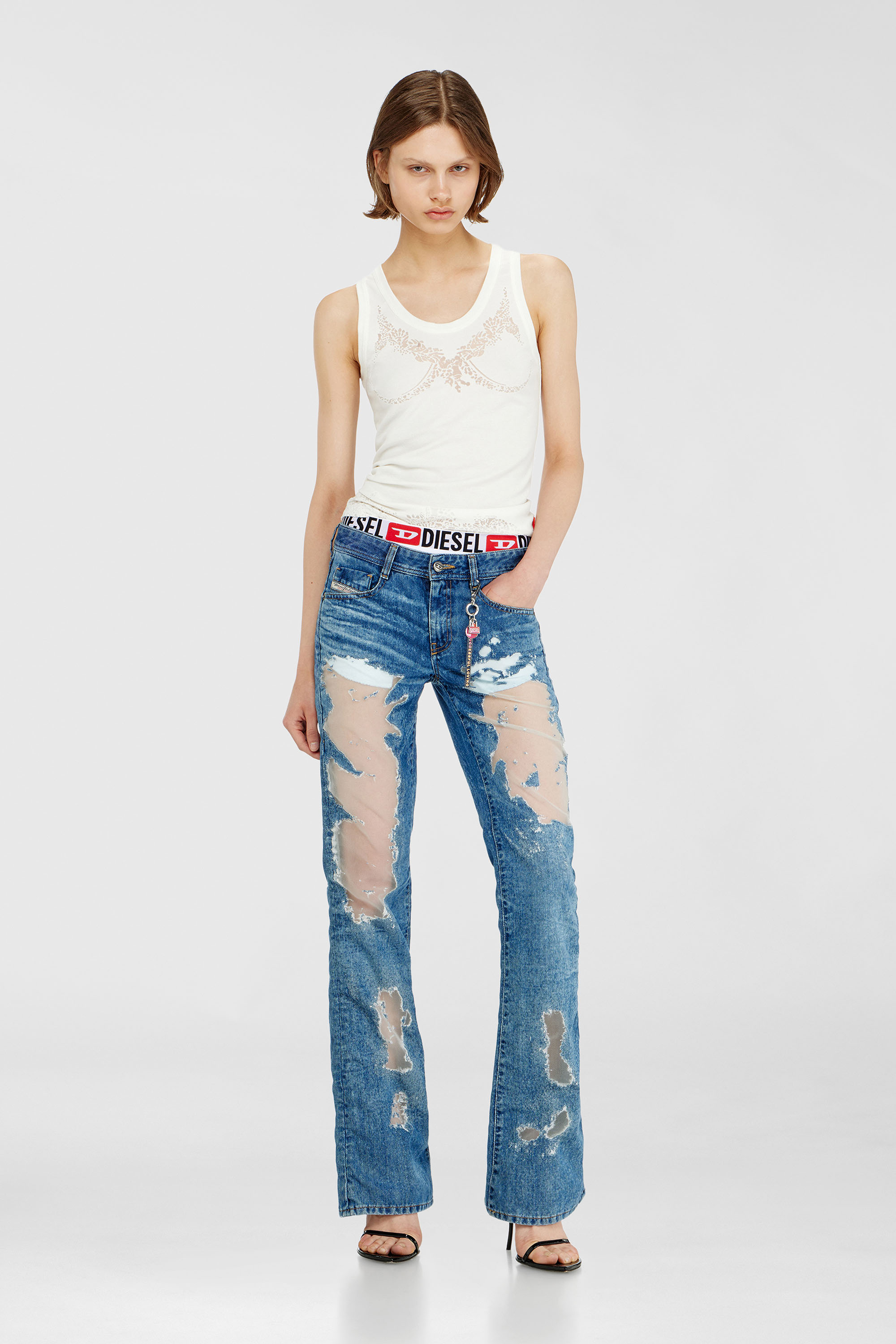 Bootcut Jeans 1969 D-Ebbey 068ZH