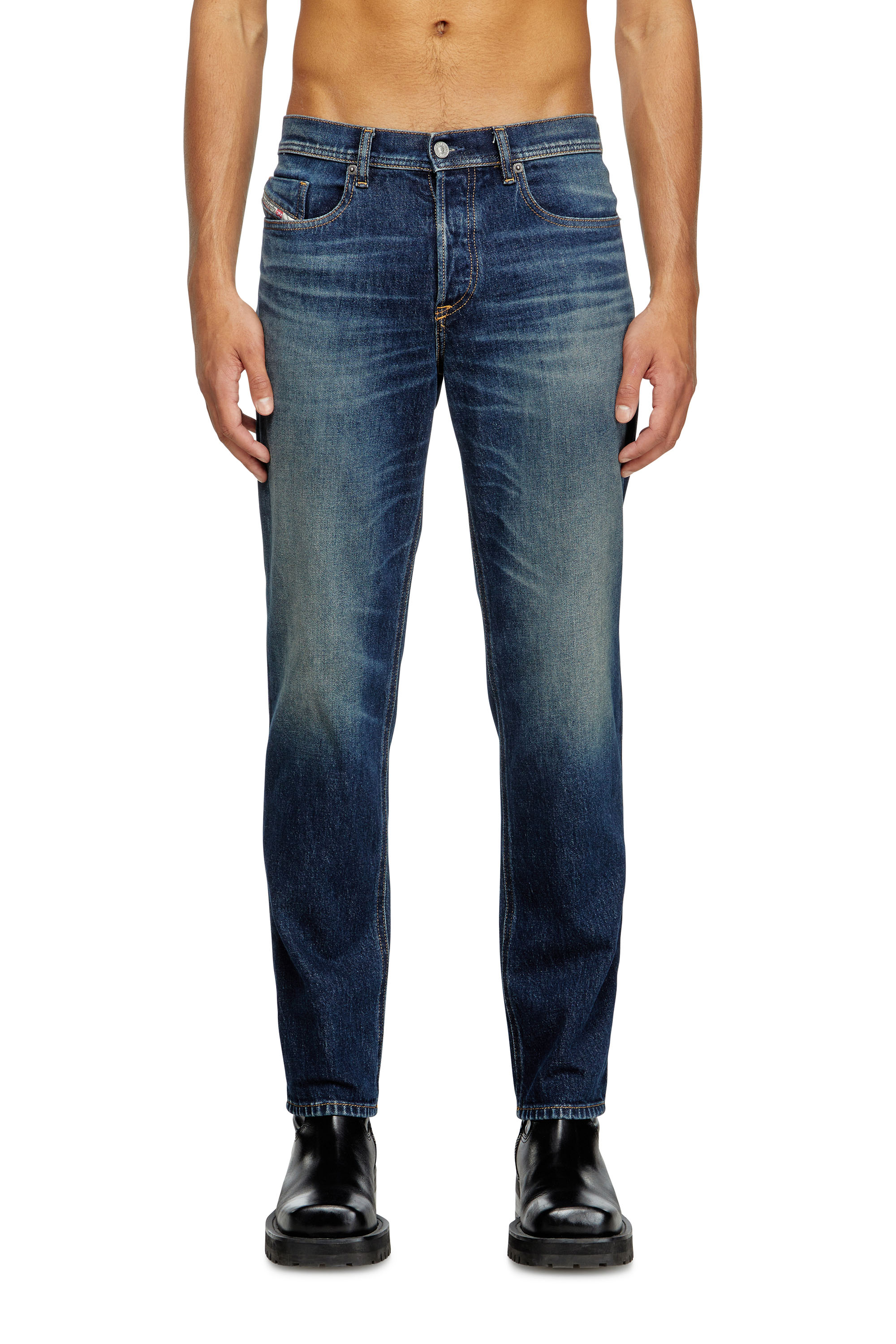 Diesel - Regular Jeans 2023 D-Finitive 09M10 Uomo, Blu Scuro - Image 1