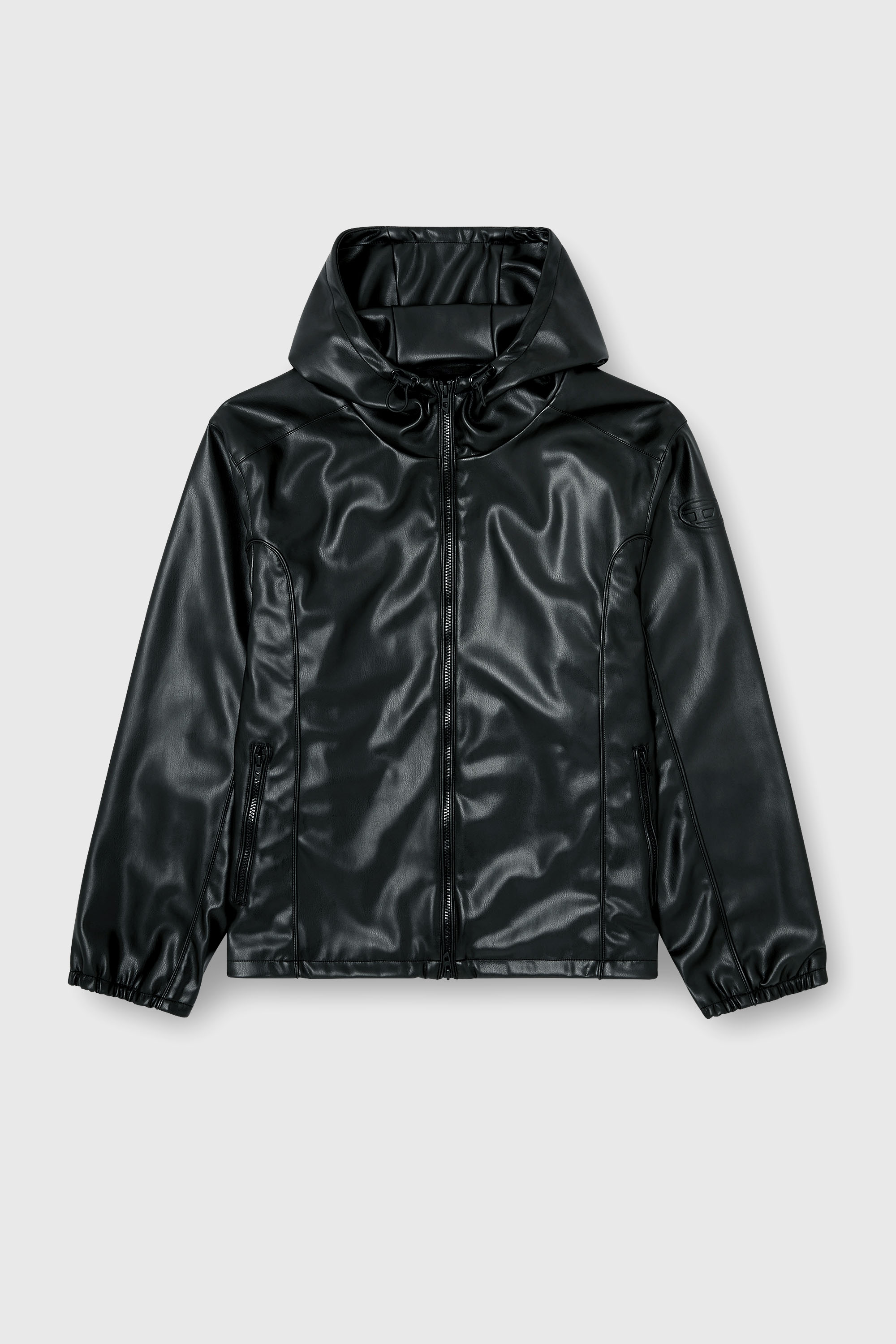 Diesel - J-HIVES-PGBX, Giacca a vento in tessuto coated Uomo in Nero - 2