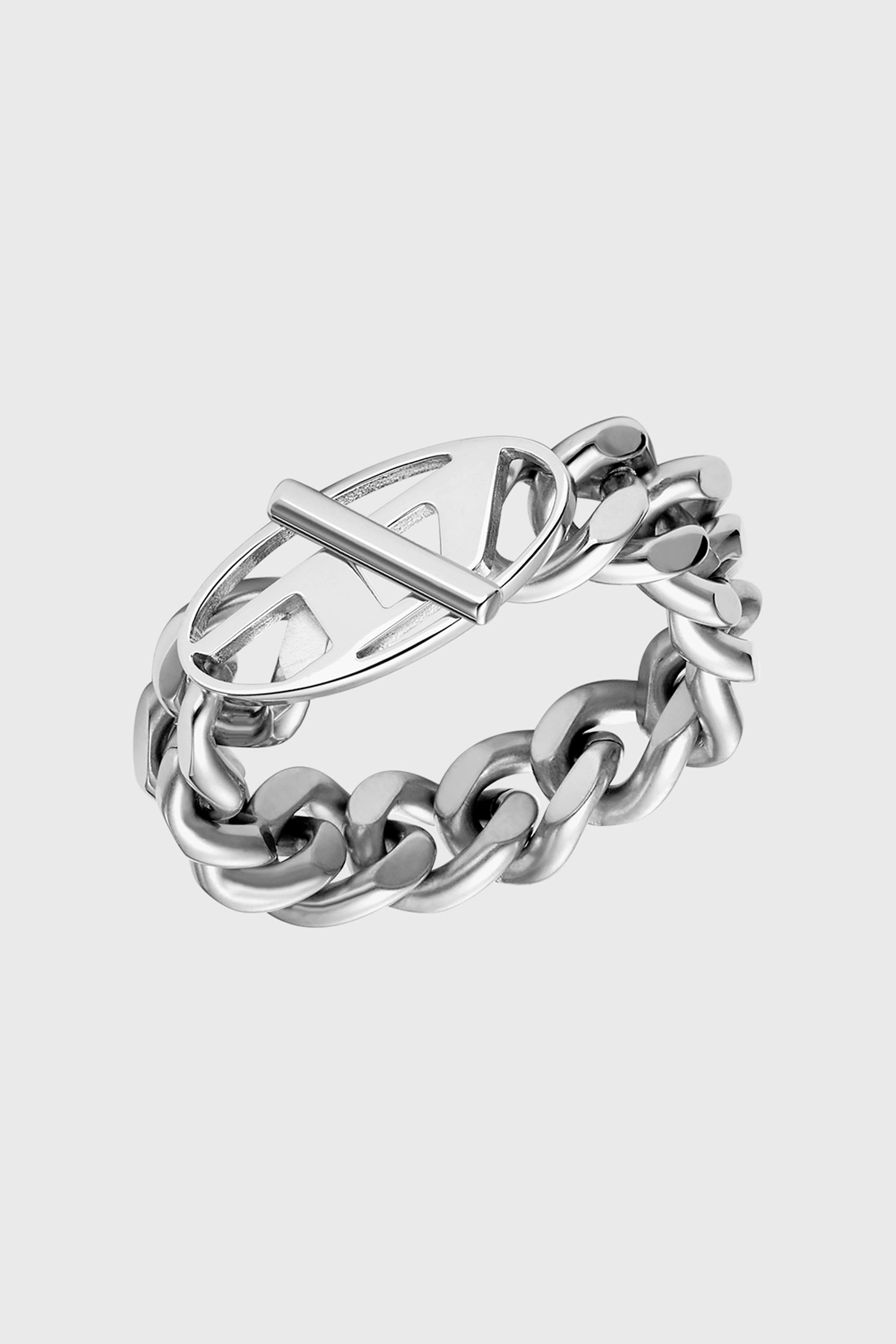 Diesel - DX1533040, Anello morbido a catena in acciaio inossidabile Unisex in Argento - 1