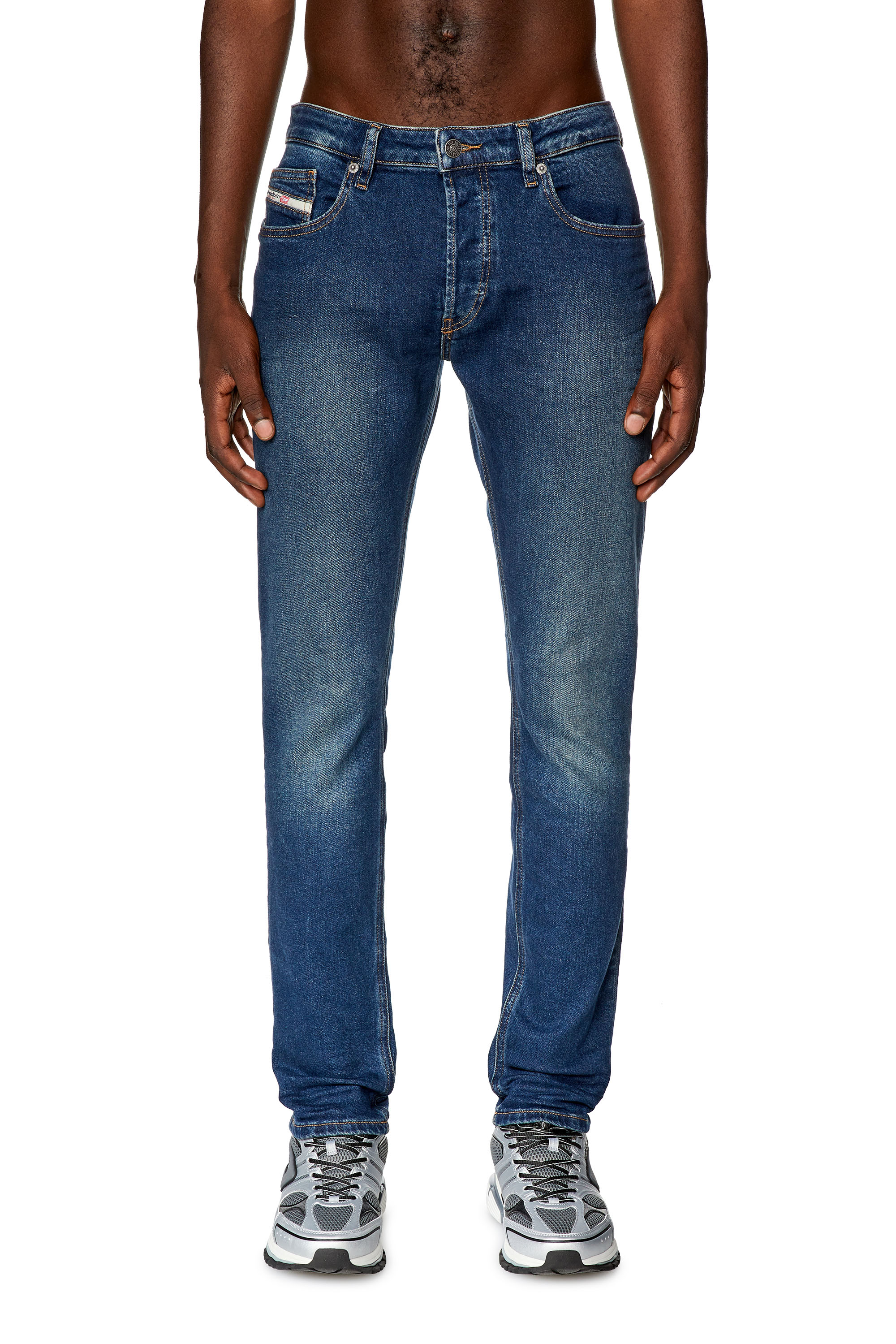 Diesel - Slim Jeans D-Luster 0EKAV, Blu Scuro - Image 1