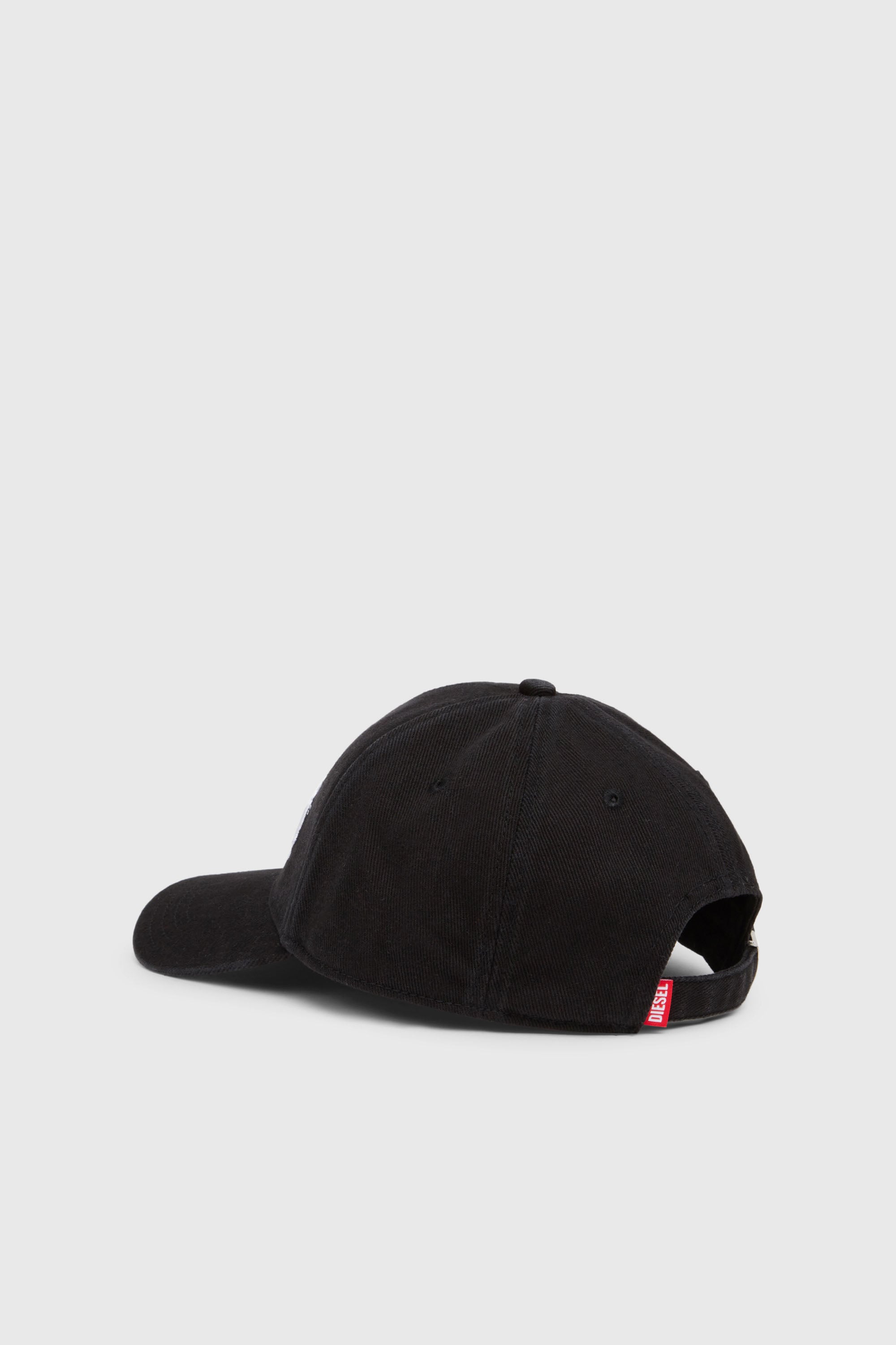 Diesel - CORRY-DIV-WASH, Cappello da baseball con logo ricamato Uomo in Nero - 2
