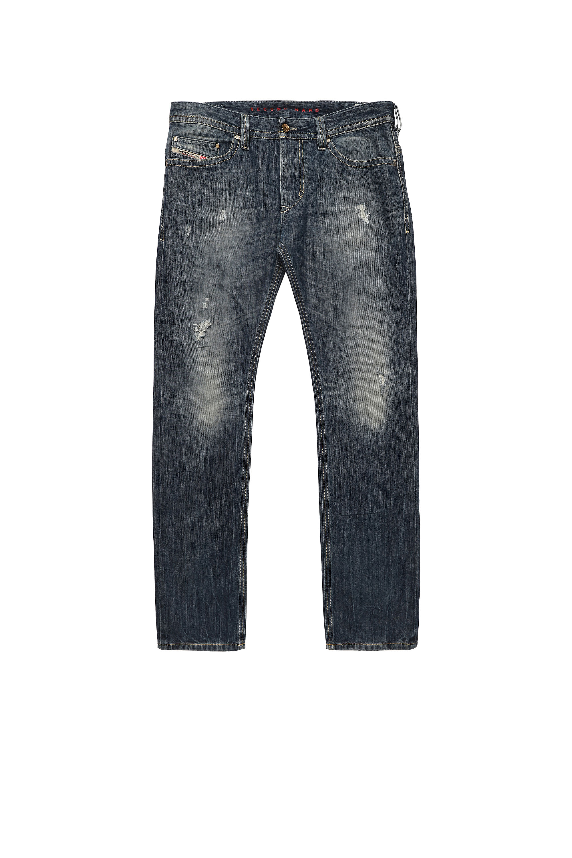 Diesel - THAVAR, Diesel Uomo - Jeans Blu scuro Uomo in Blu - 1