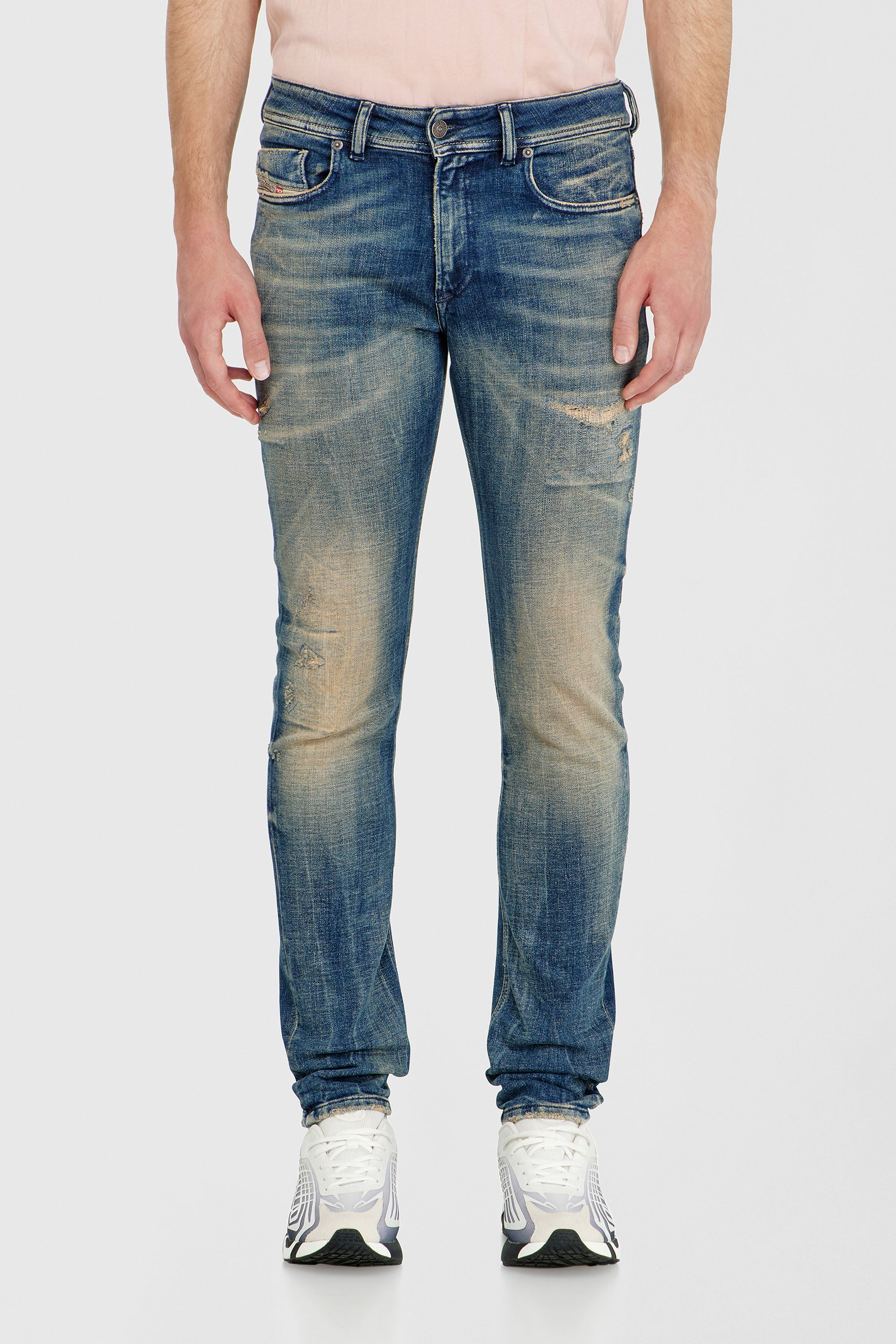 Diesel - Skinny Jeans 1979 Sleenker 09P68 Uomo, Blu Scuro - Image 1