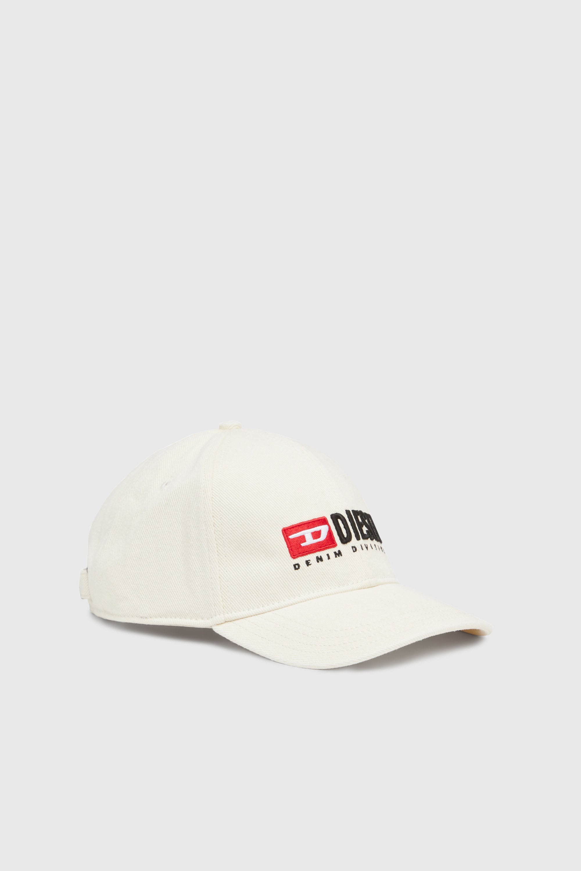 Diesel - CORRY-DIV-WASH, Cappello da baseball con logo ricamato Uomo in Bianco - 1