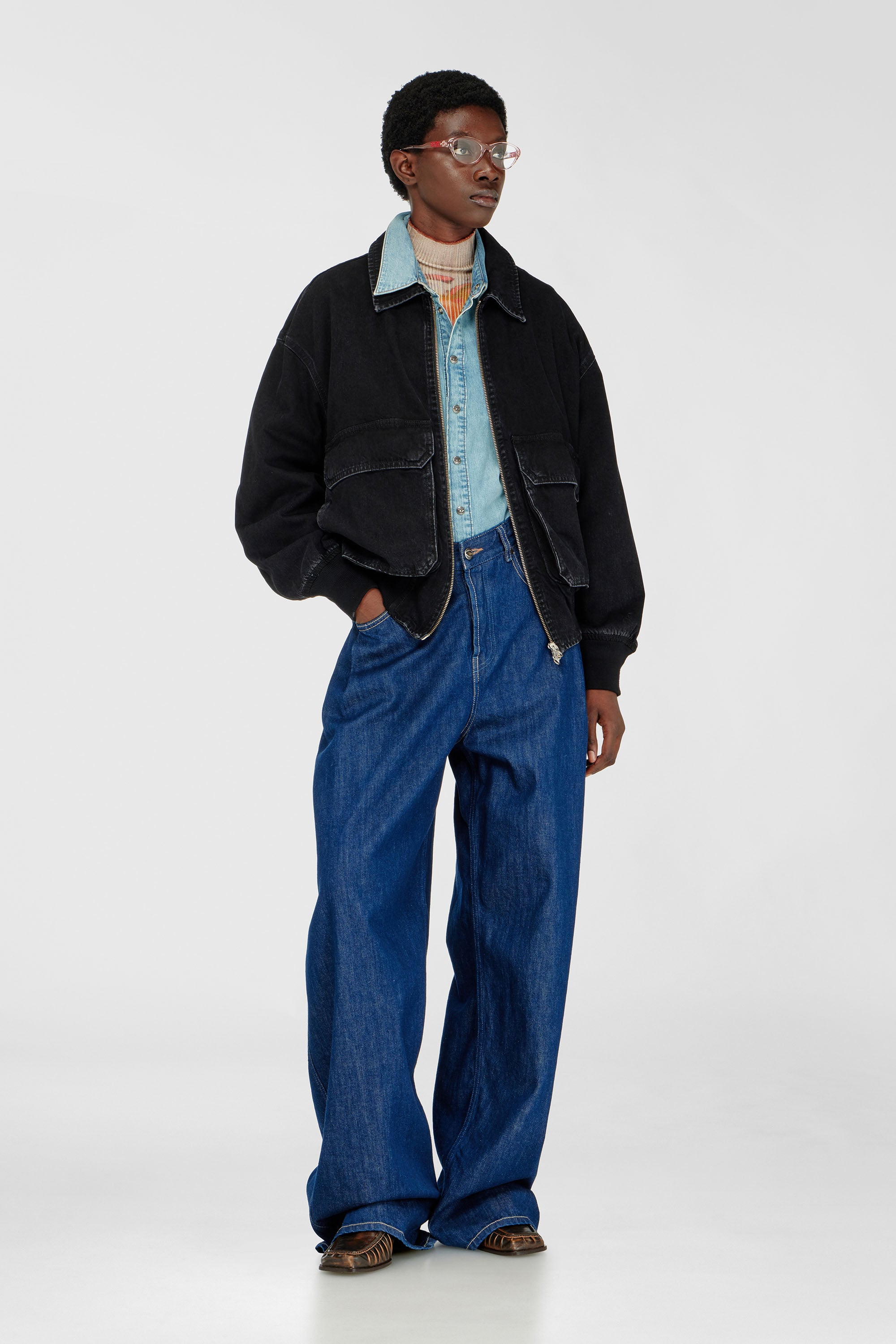 Diesel - D-KURZ, Giacca in denim Unisex in Nero - 2
