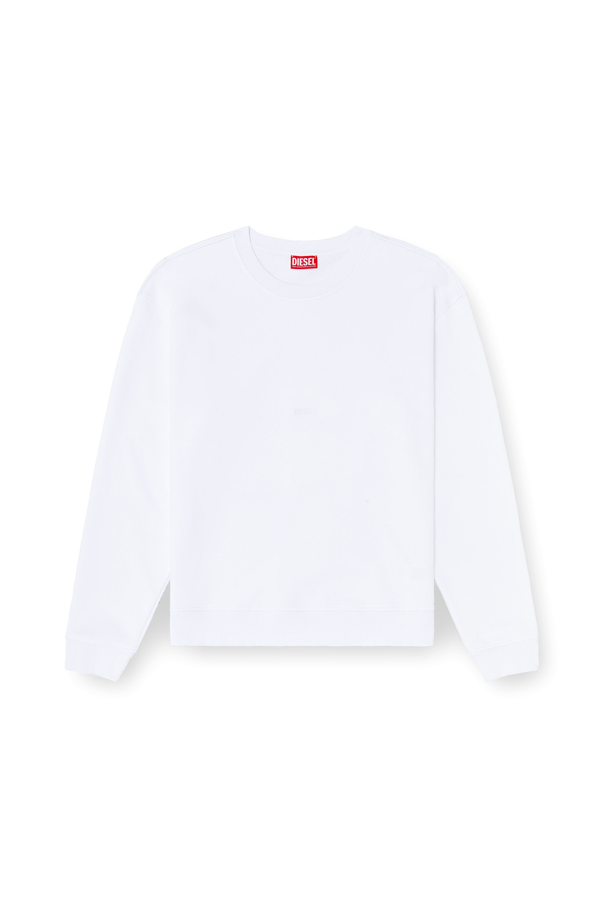 Diesel - S-NORM-AA5, Felpa in cotone con micro ricamo logo Uomo in ToBeDefined - 3