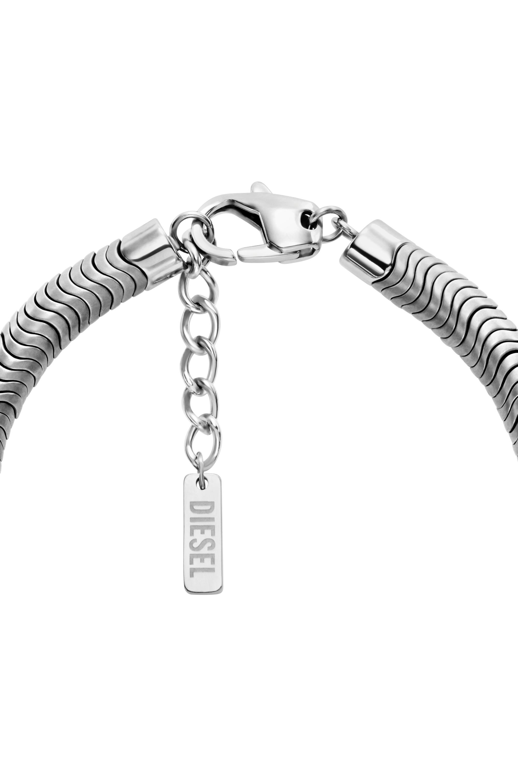 Diesel - DX1572931 JEWEL, Bracciale di perline in ematite Unisex in Argento - 2