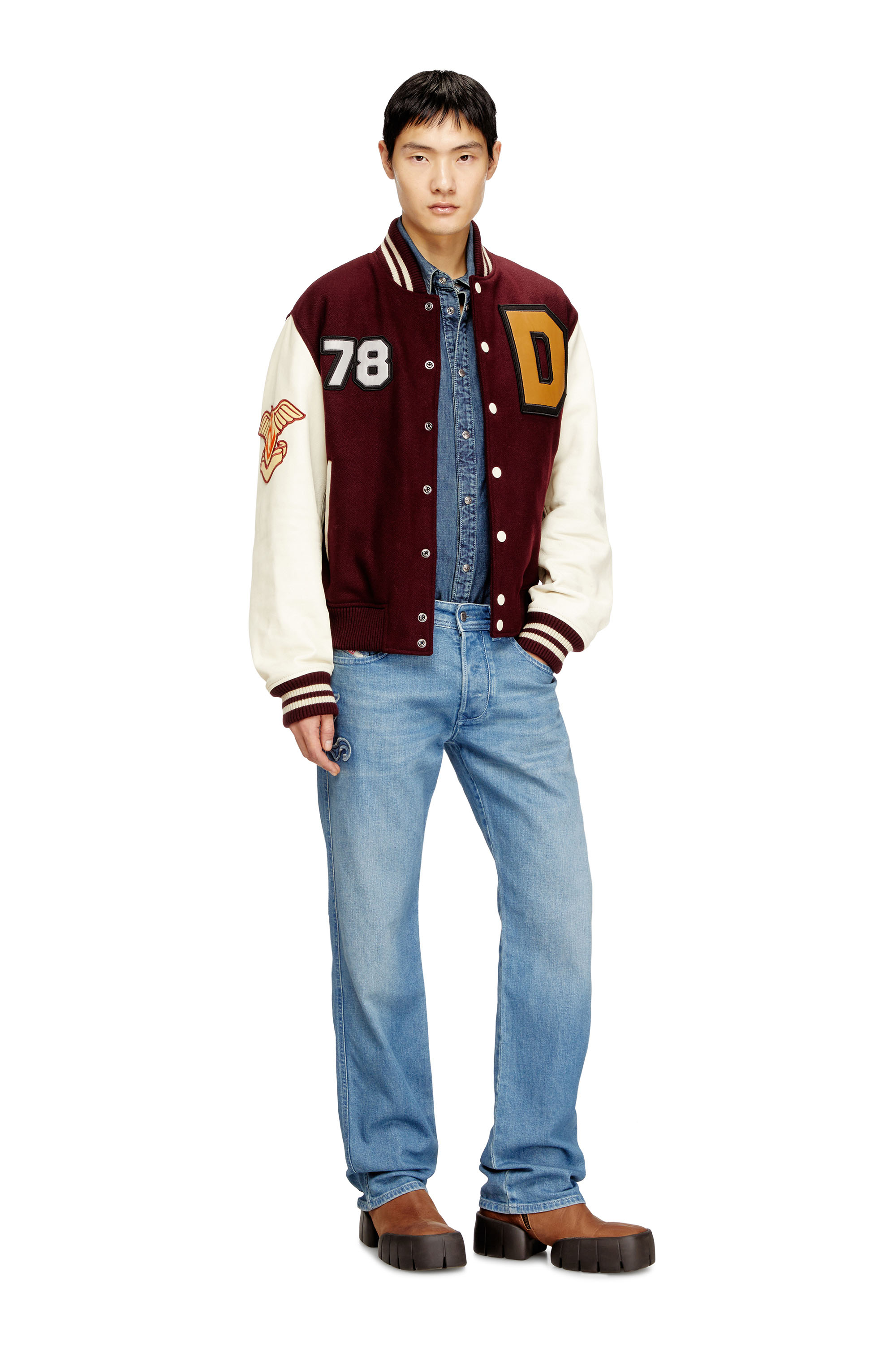 Diesel - Regular Jeans 1985 Larkee 09Q18 Uomo, Blu Chiaro - Image 2