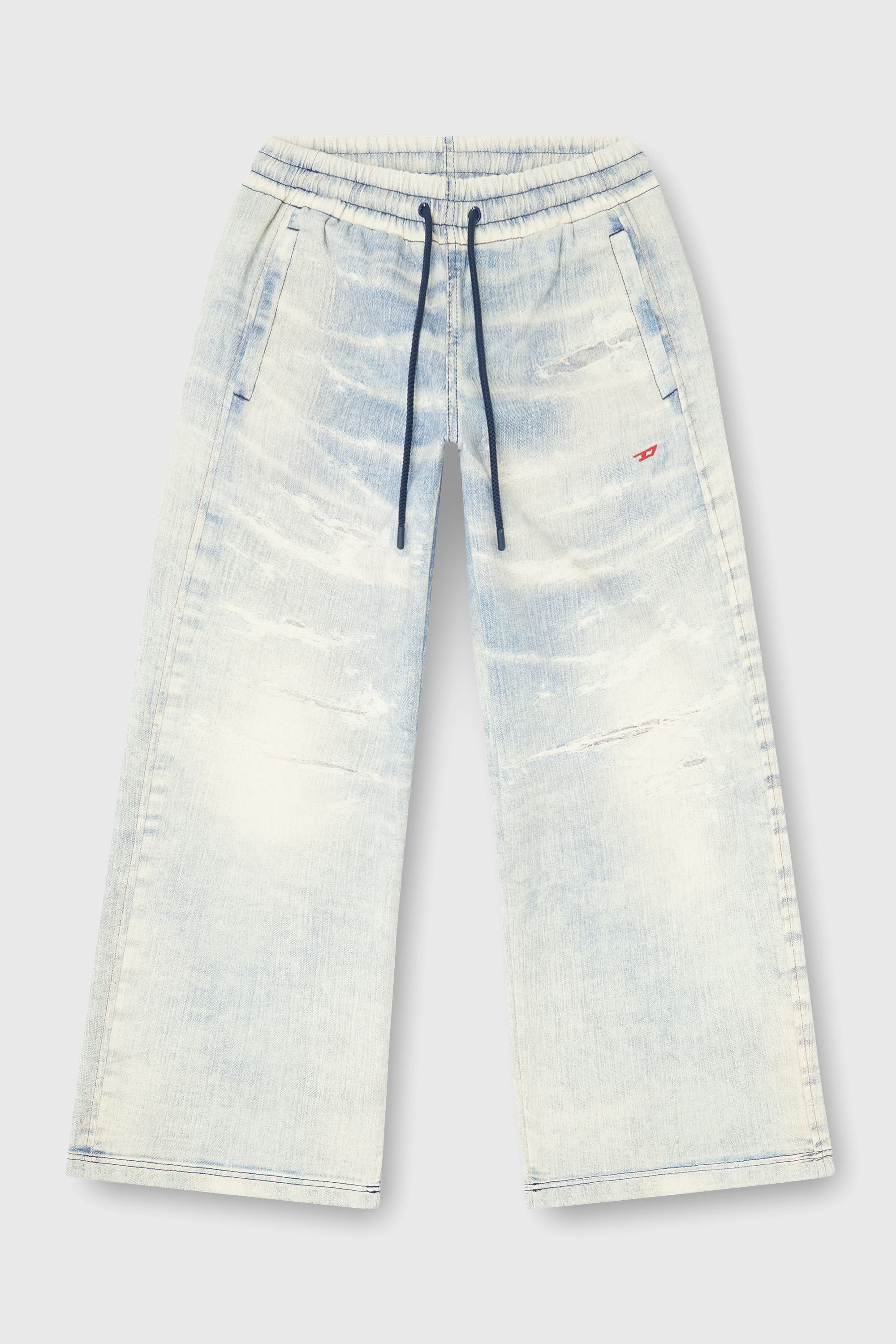 Diesel - Relaxed 2078 D-Ainty Joggjeans&reg; 068XM Donna, Blu Chiaro - Image 2