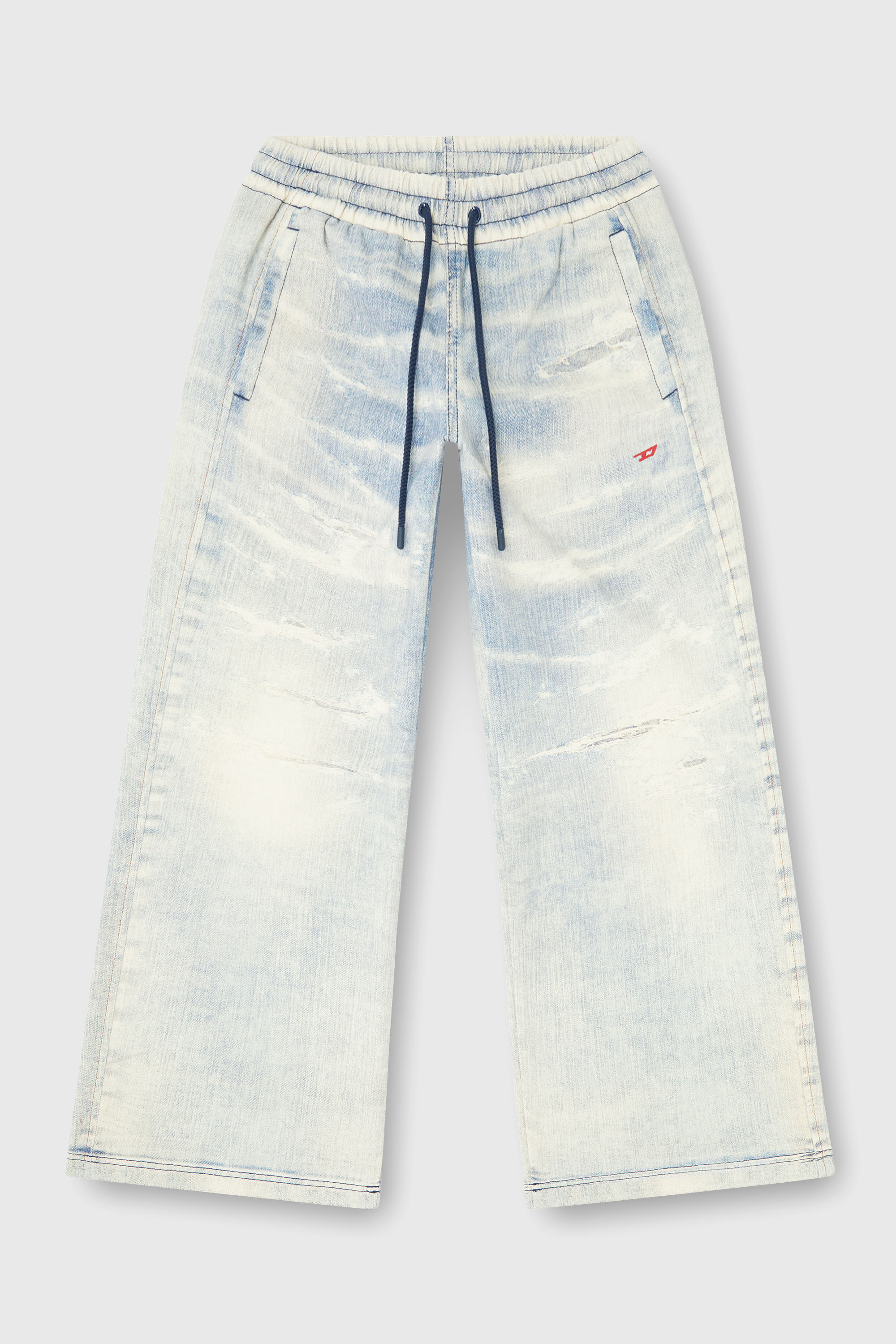 Diesel - Relaxed 2078 D-Ainty Joggjeans&reg; 068XM Donna, Blu Chiaro - Image 4