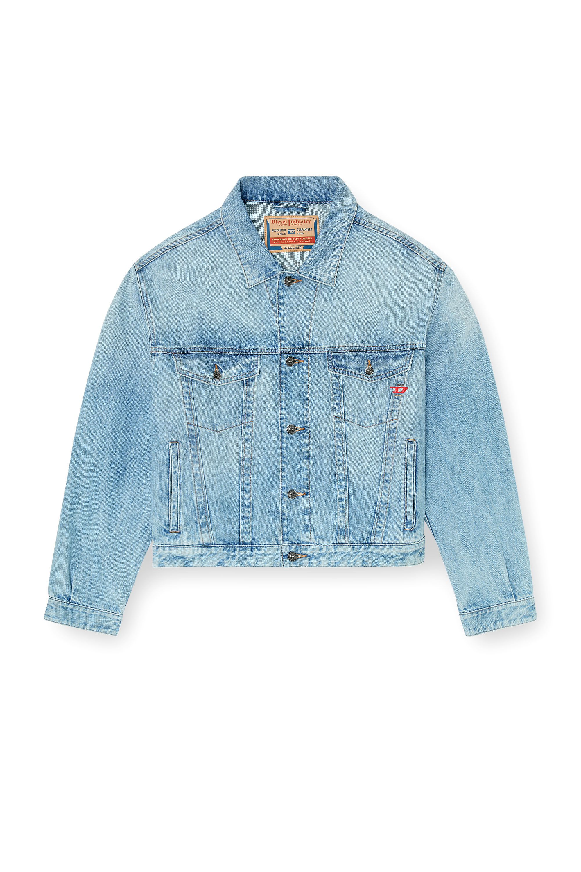 Diesel - D-RANGER, Giacca trucker in denim Unisex in Blu - 2