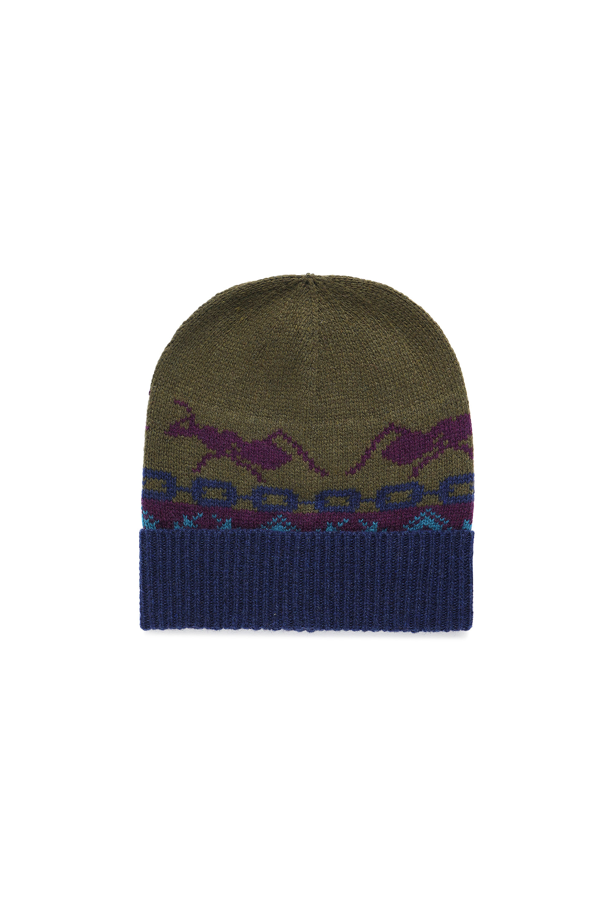 K-FONTANA, Verde/Blu - Cappelli invernali
