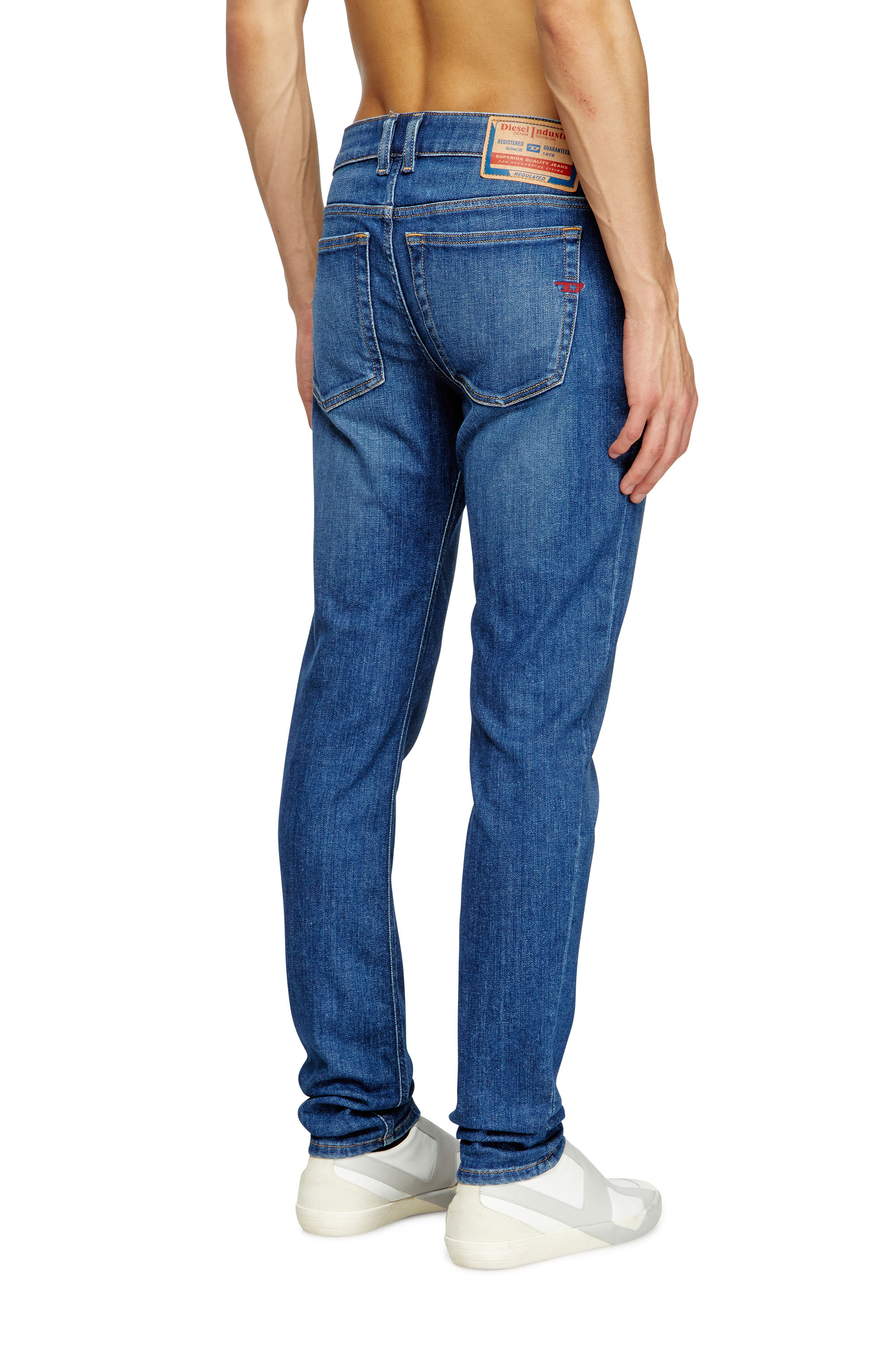 Diesel - Skinny Jeans 1979 Sleenker 09M73 Uomo, Blu medio - Image 4