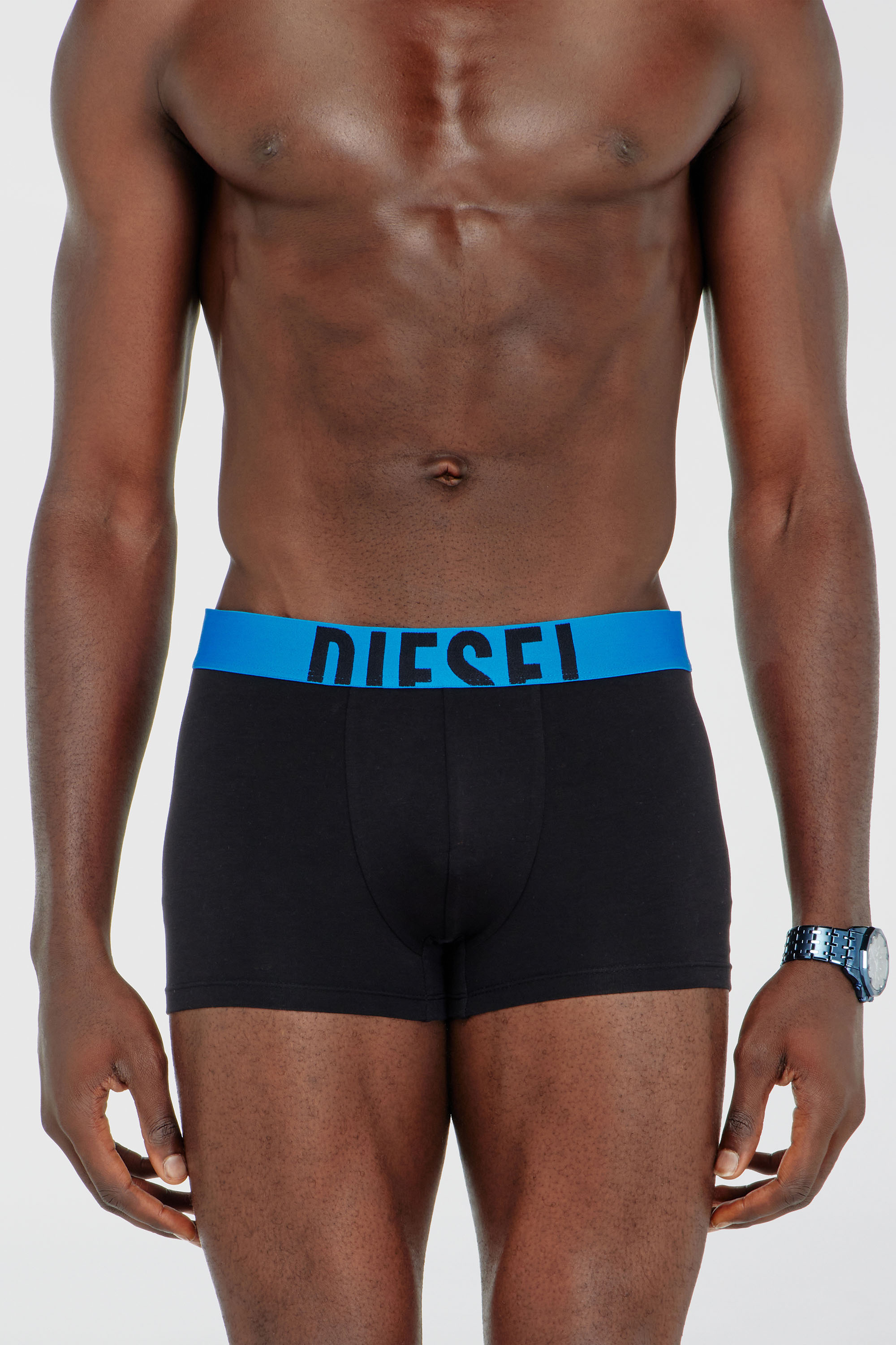 Diesel - DAMIEN-D-POP-3PACK-40, Set da tre boxer in cotone stretch Uomo in Nero - 2