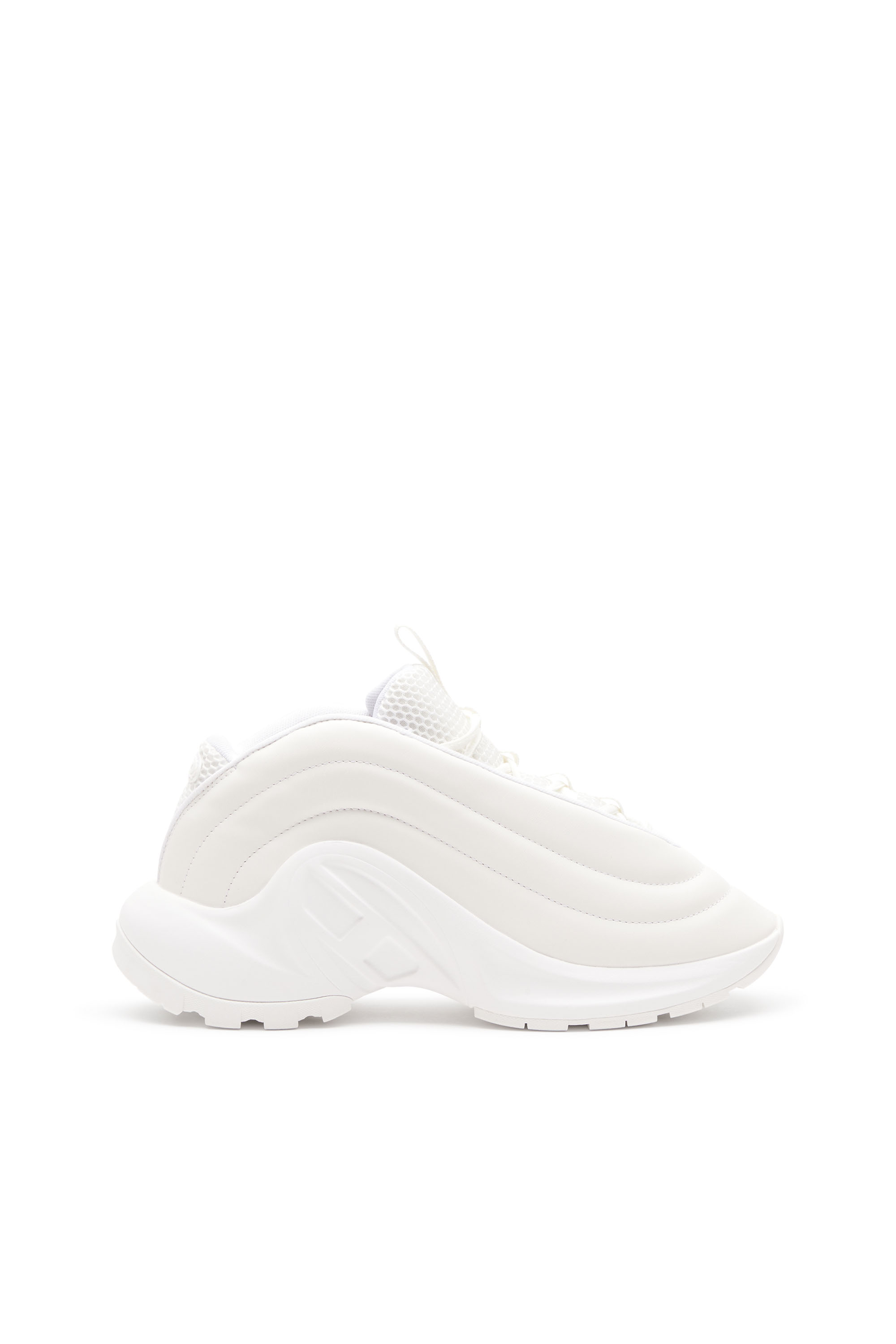 Diesel - S-D-RUNNER X, S-D-Runner X-Sneaker slip-on con fondo Oval D opaco Unisex in Bianco - 1