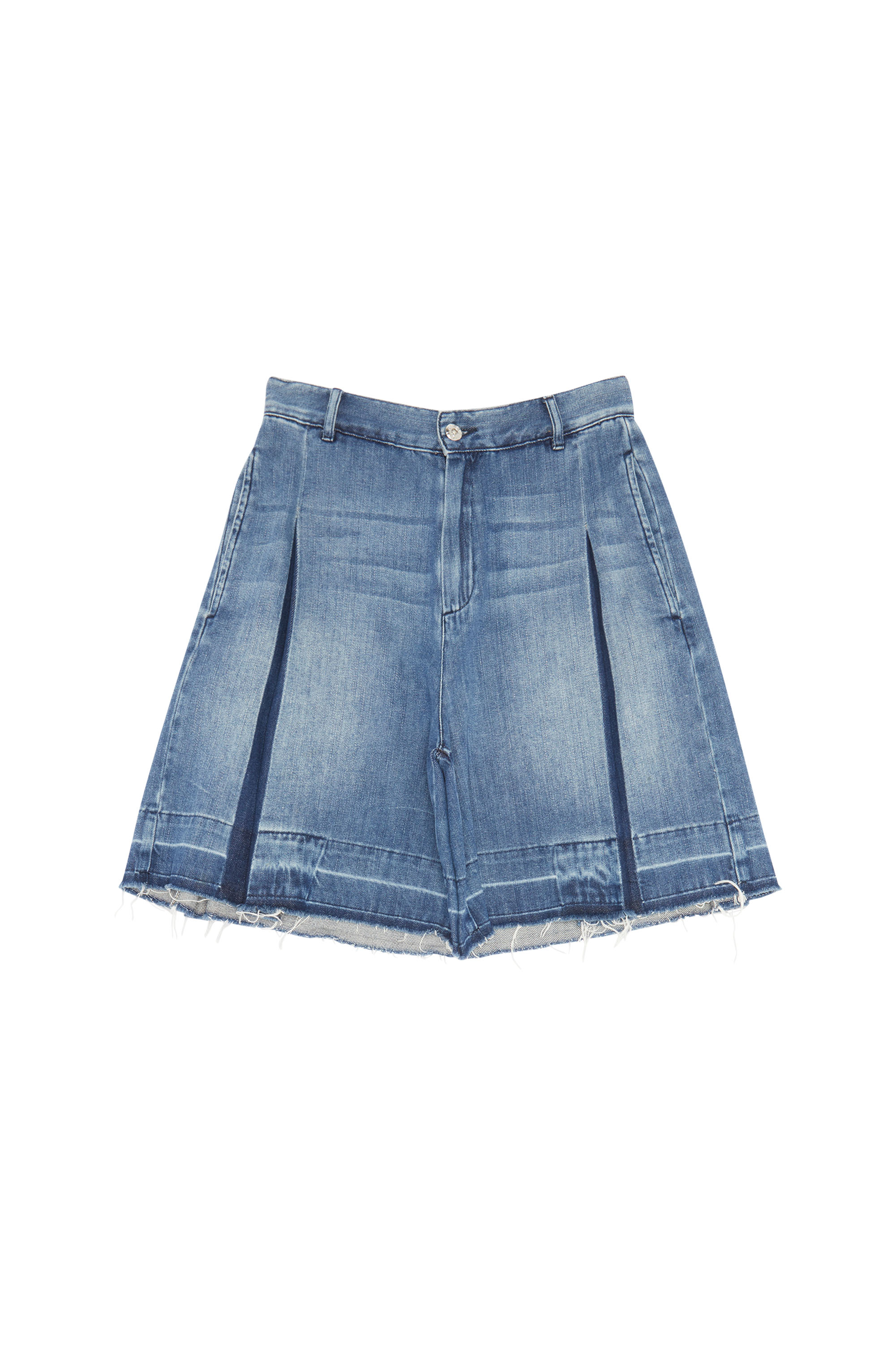 Diesel - SH DENIM PANT Donna, Blu medio - Image 1