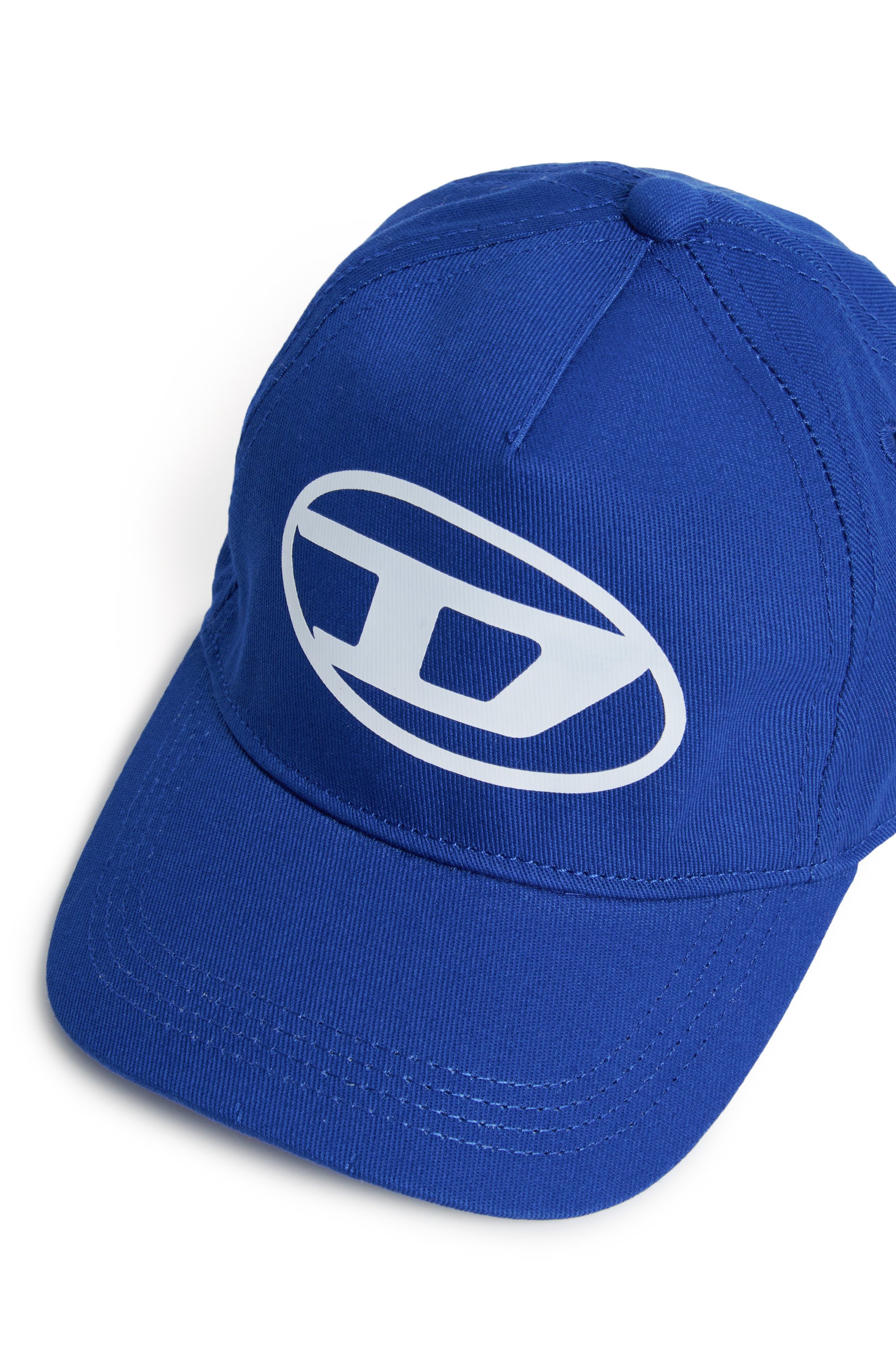 Diesel - FIMBOB, Unisex Berretto da baseball con stampa Oval D in Blu - Image 3