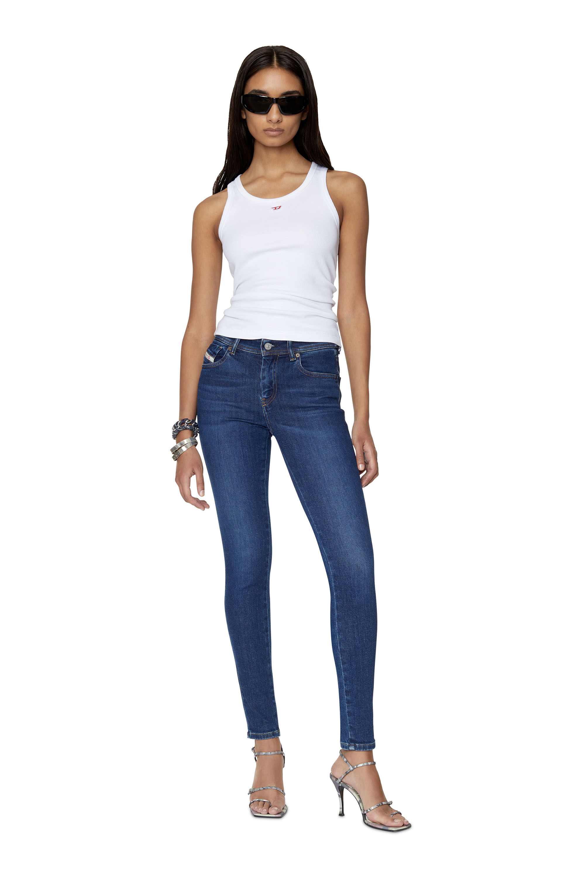 Donna Abbigliamento da Jeans da Jeans bootcut Jeans skinny Slandy 2017DIESEL in Denim di colore Blu 