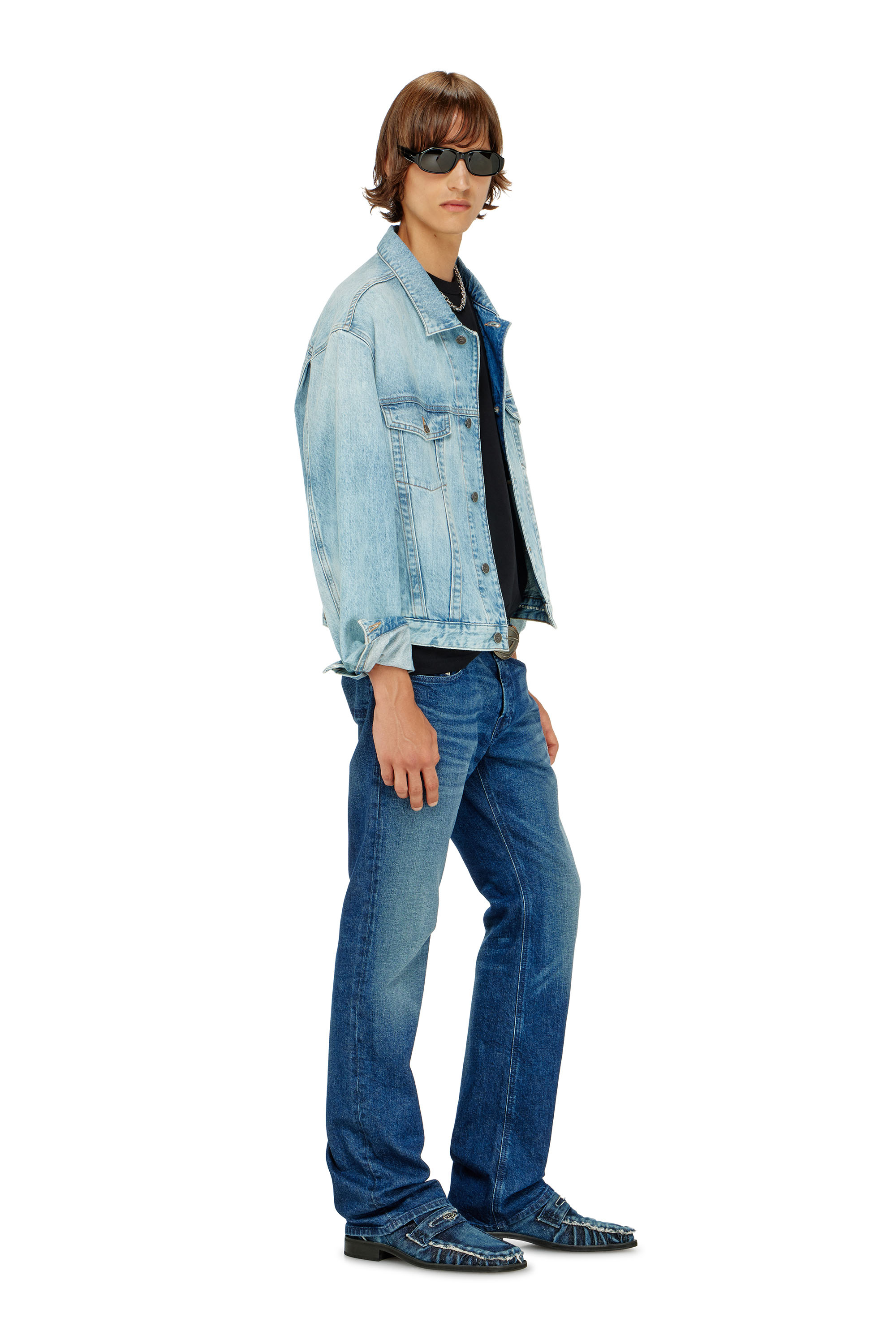 Diesel - Bootcut Jeans 2007 Zatiny 09L51 Uomo, Blu Scuro - Image 2