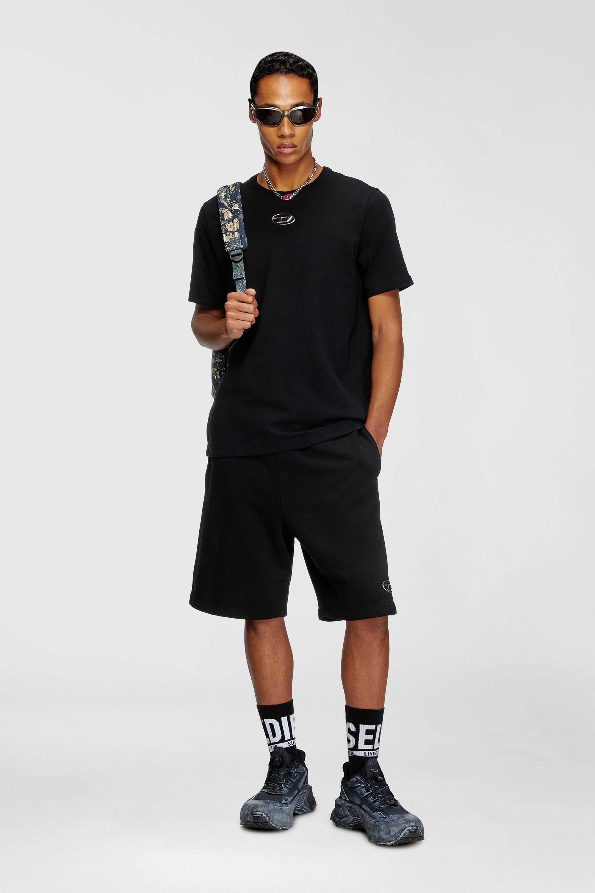 Diesel - SKM-RAY-THREEPACK, Set da tre calzini con logo sul polsino Uomo in Multicolor - 2