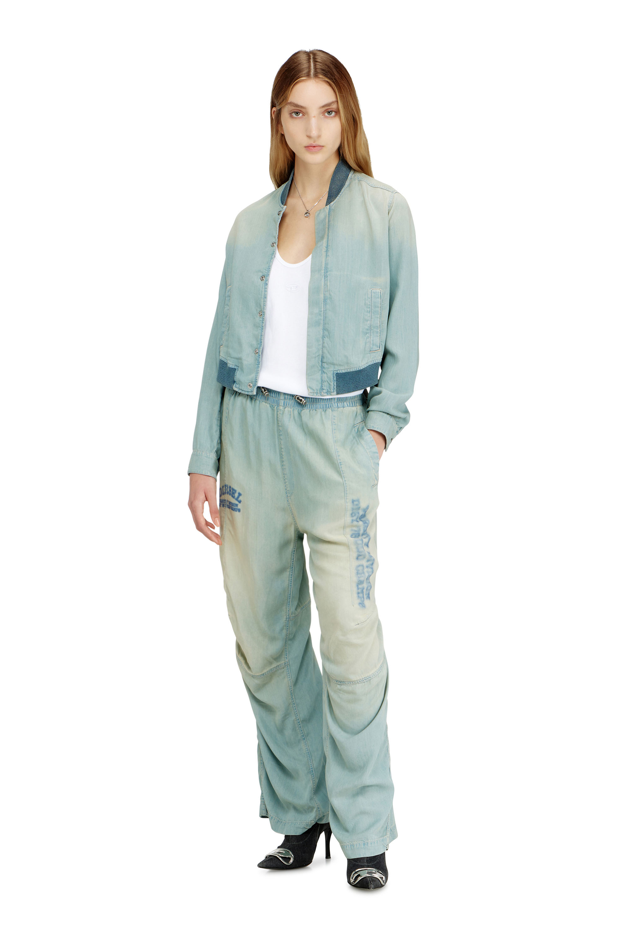 Diesel - Relaxed Jeans D-Pari 0ADCF Unisex, Blu Chiaro - Image 1