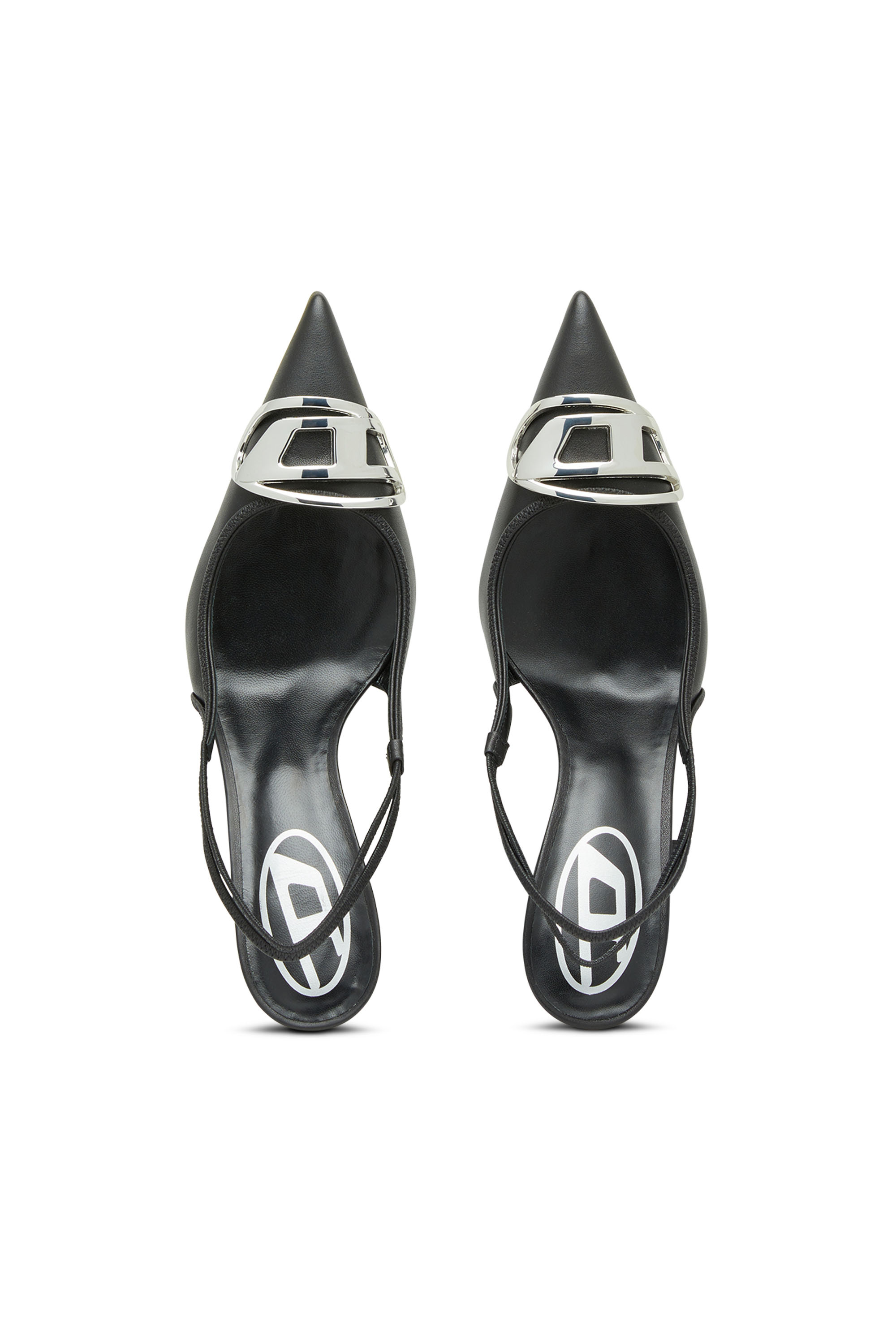 D-VENUS SB, Nero Diesel - D-VENUS SB, D-Venus-Décolleté slingback in nappa Donna in Nero - 5