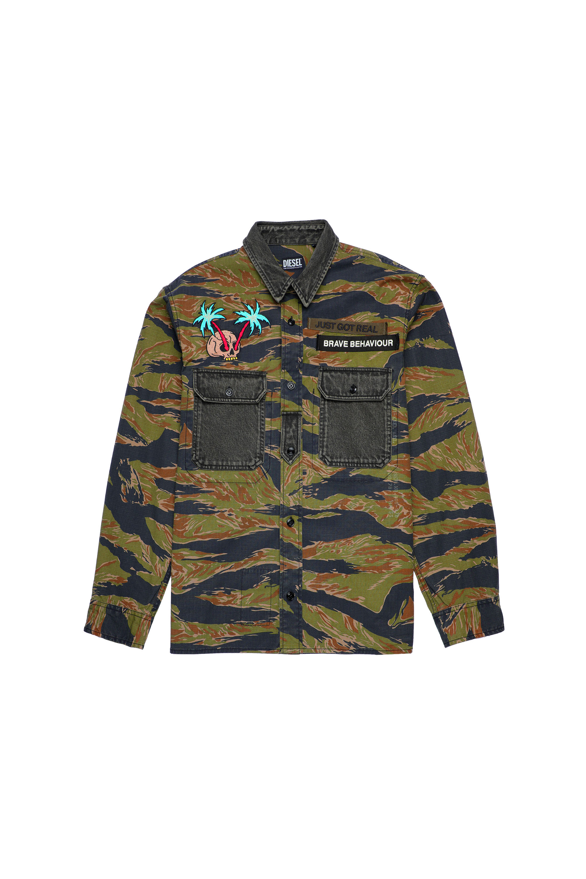 S-BUNNELL-CMF, Verde Militare - Camicie