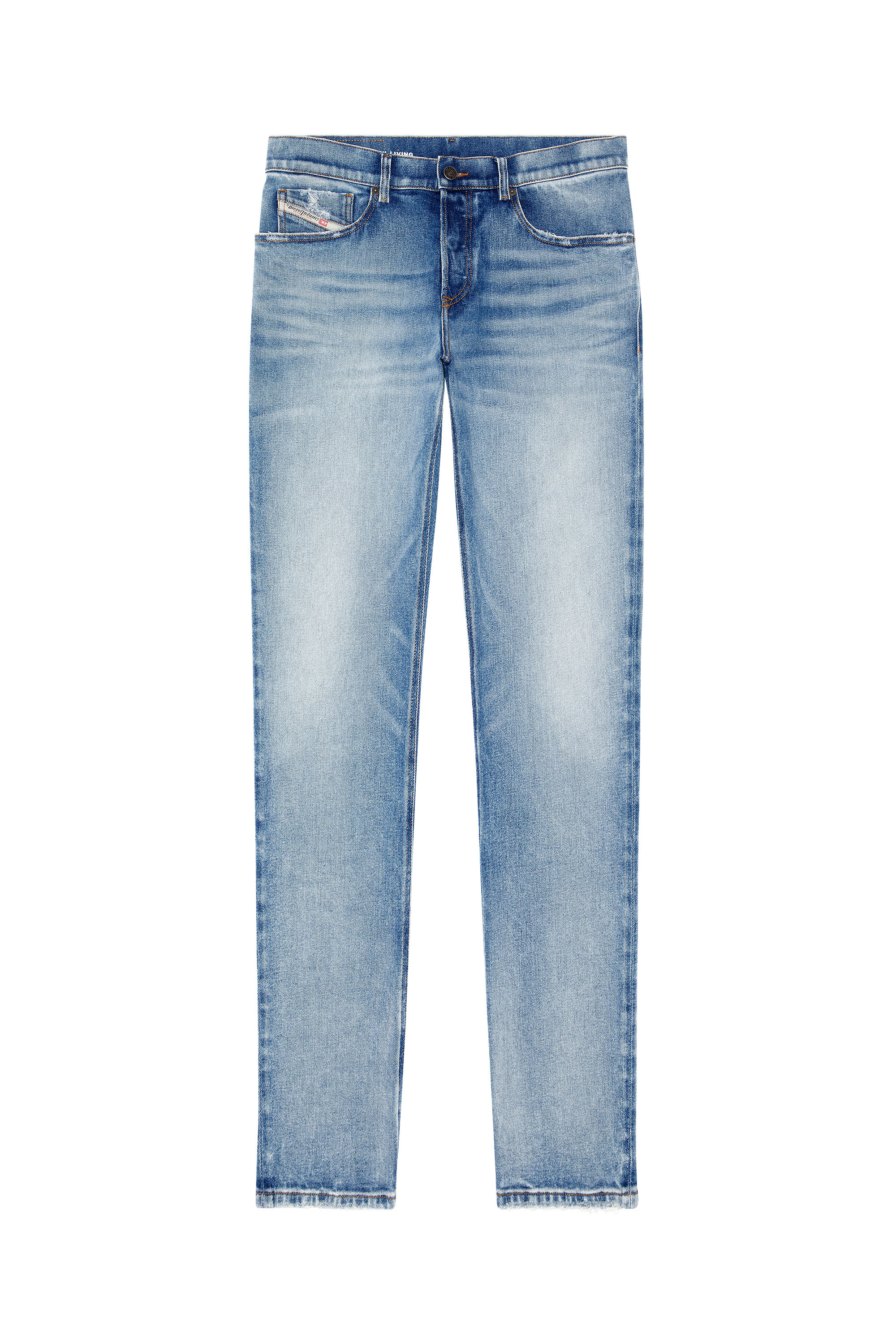 Diesel - Tapered Jeans 2023 D-Finitive 09G24, Blu Chiaro - Image 5