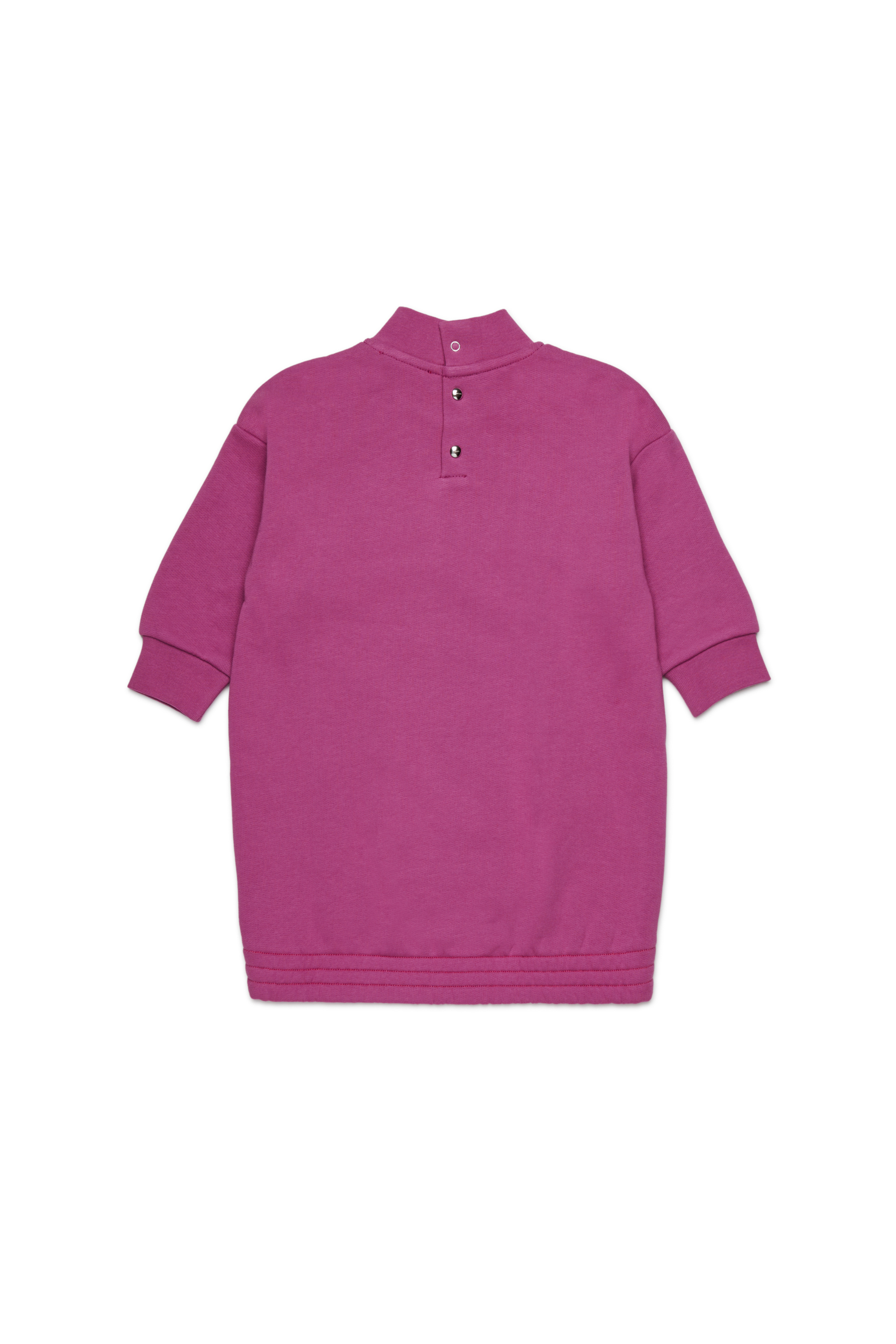 Diesel - DELDIB, Abito in cotone con stampa a cuore Donna in Viola - 2