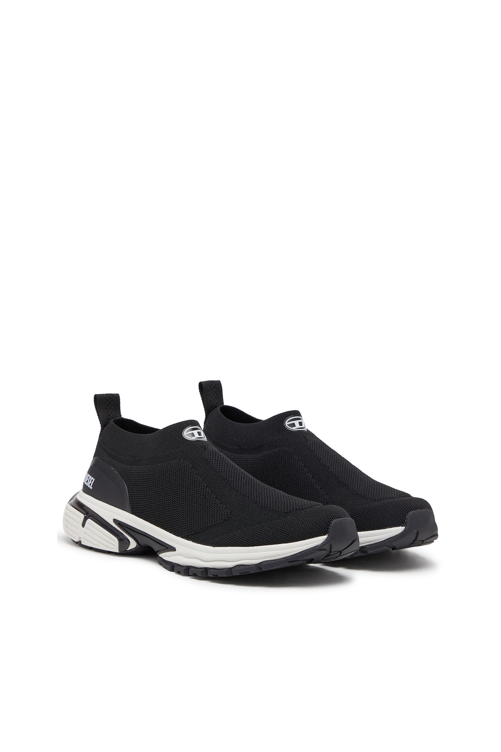 Diesel - S-PRO-V-DENSE-SOCKS, Pro-V-Dense-Sneakers a calzino in maglia slip-on Uomo in Nero - 2