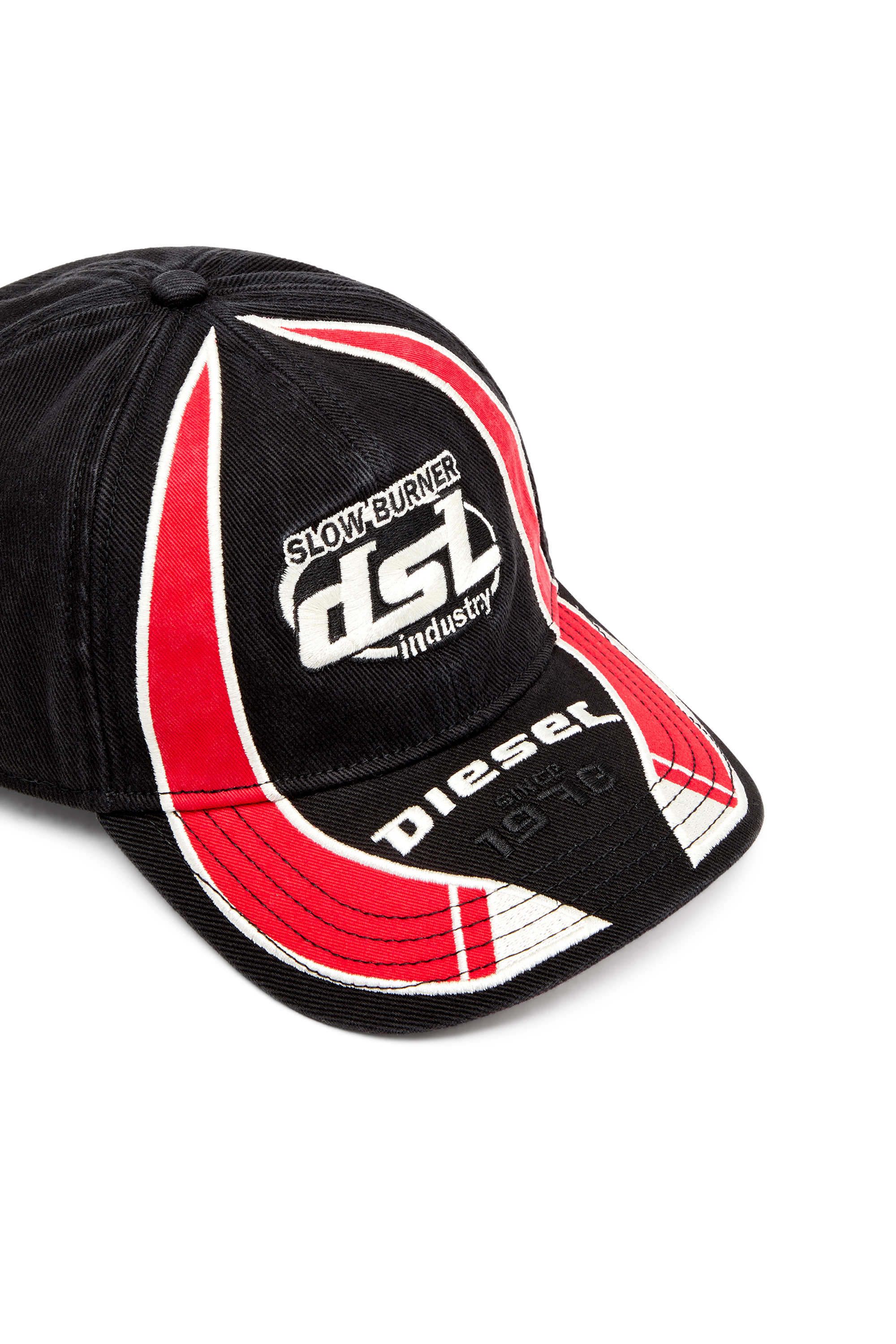 Diesel - C-ARSON, Cappello da baseball con ricami Uomo in Multicolor - 3