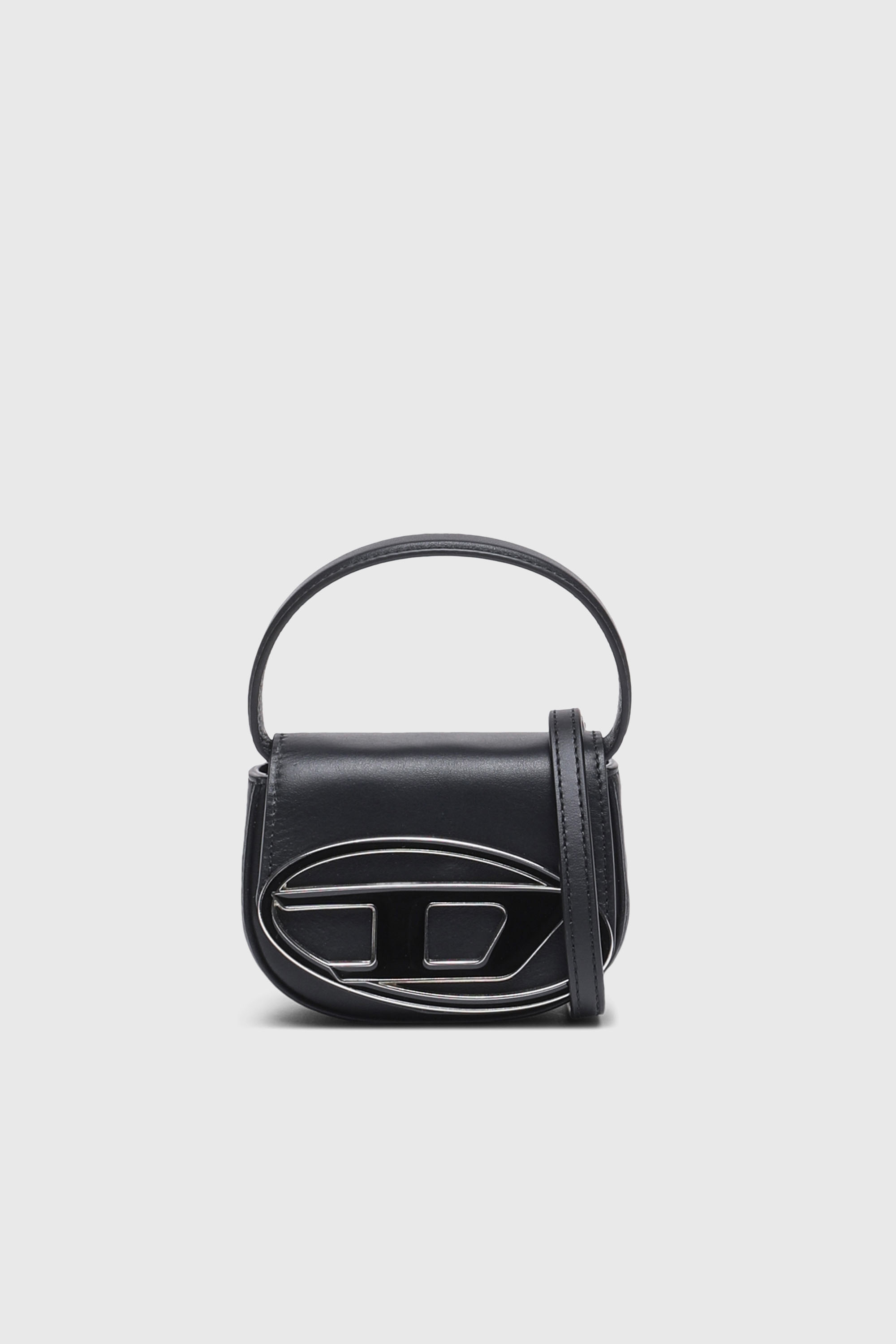 Diesel - 1DR XS, 1DR XS-Iconica mini borsa con placca D logo Donna in Nero - 1
