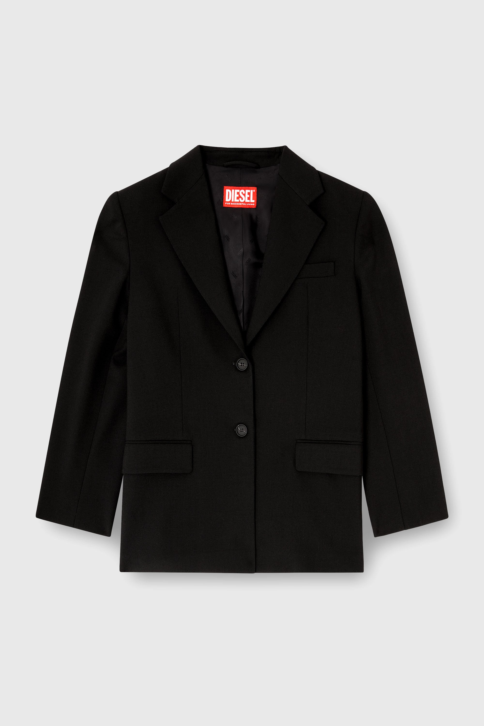 Diesel - G-KESS-R1, Blazer in misto lana Donna in Nero - 2