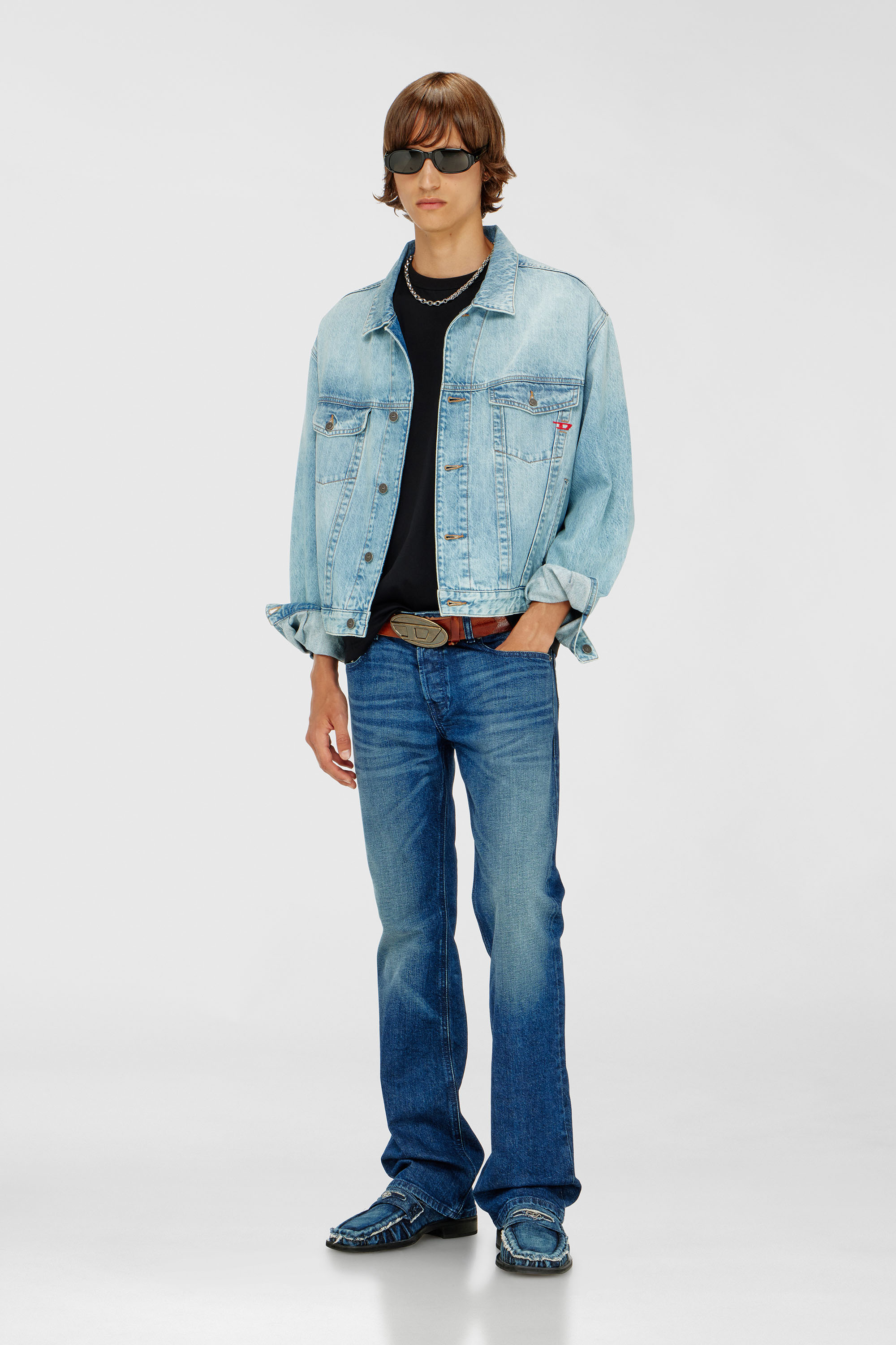 Diesel - Bootcut Jeans 2007 Zatiny 09L51 Uomo, Blu Scuro - Image 2