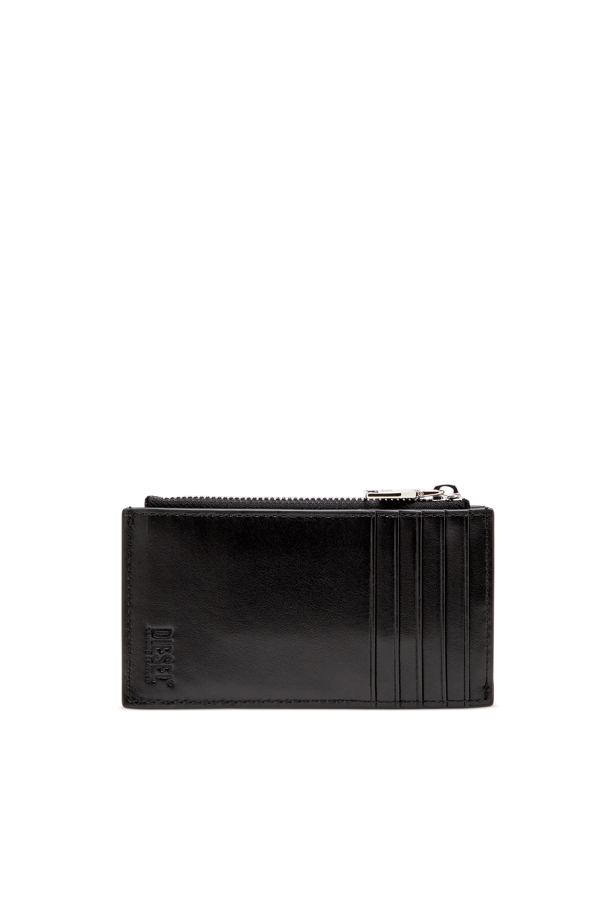 Diesel - 1DR CARD HOLDER III, Portacarte piatto in nappa Donna in Nero - 2