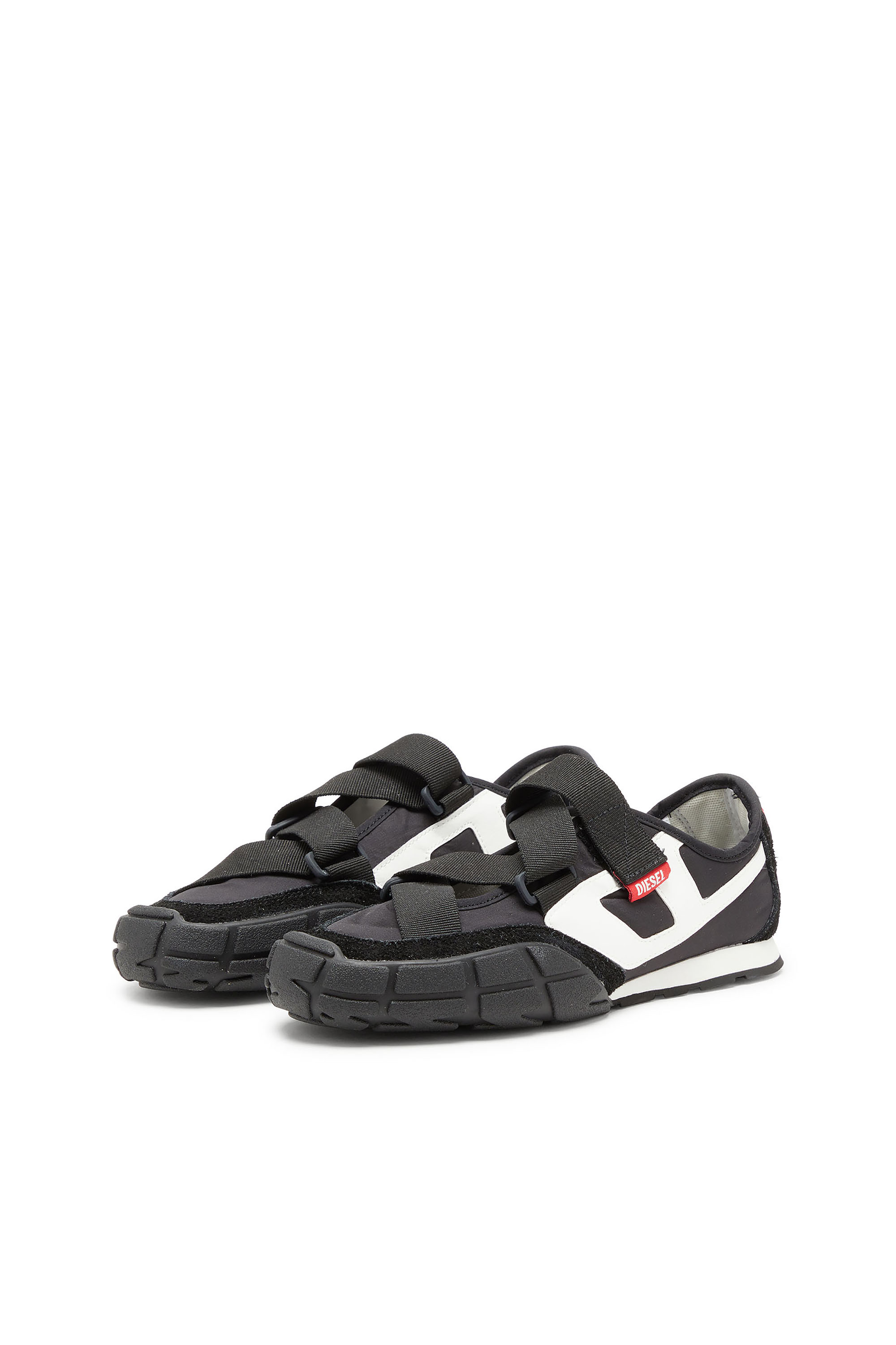 Diesel - S-PAGODHA SLIP-ON W, S-Pagodha-Sneaker in ripstop senza linguetta Donna in Nero - 3