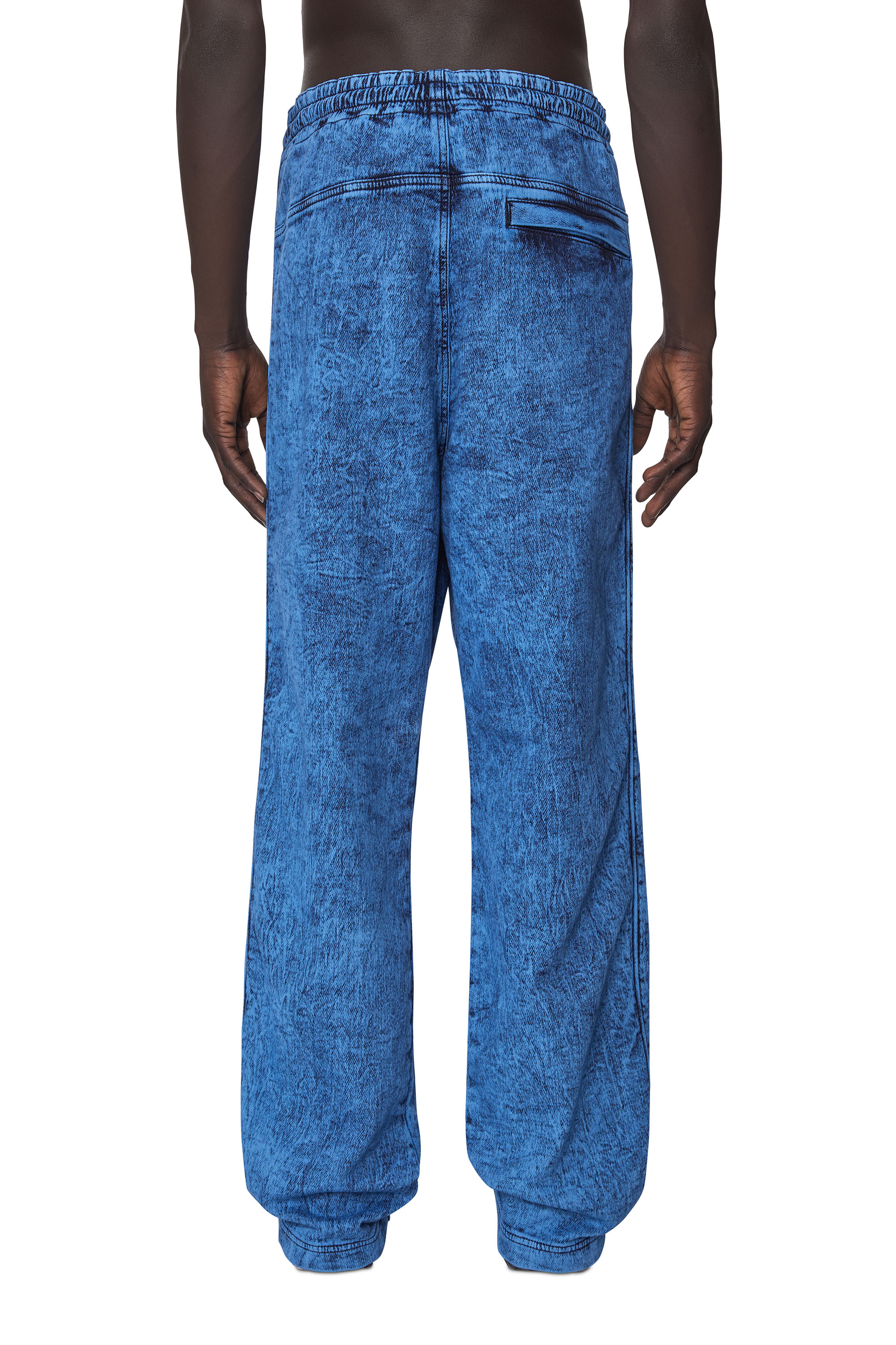 Diesel - D-Martians Track Denim 09D16 Straight, Blu - Image 2