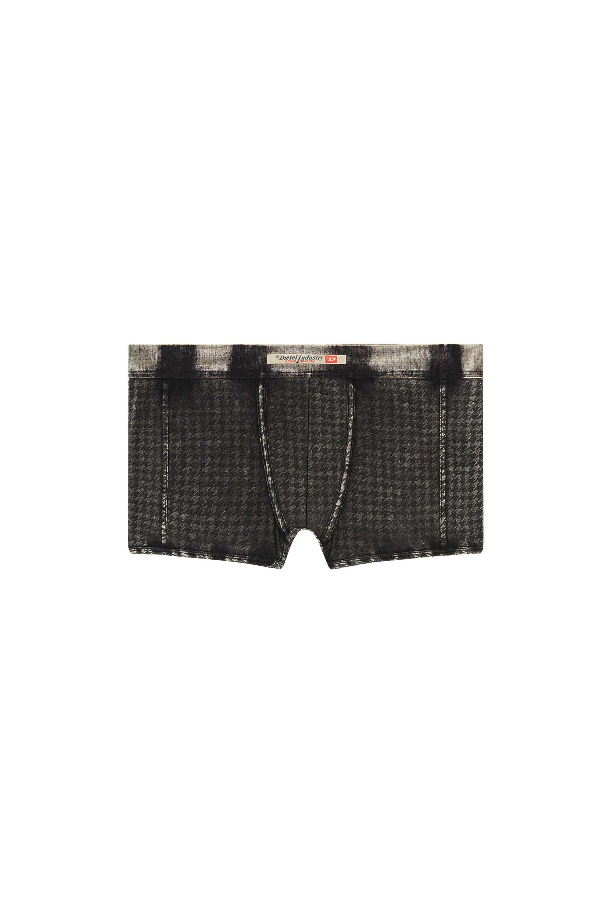Diesel - DAMIEN-DNM, Boxer in cotone con stampa integrale Uomo in Grigio - 3