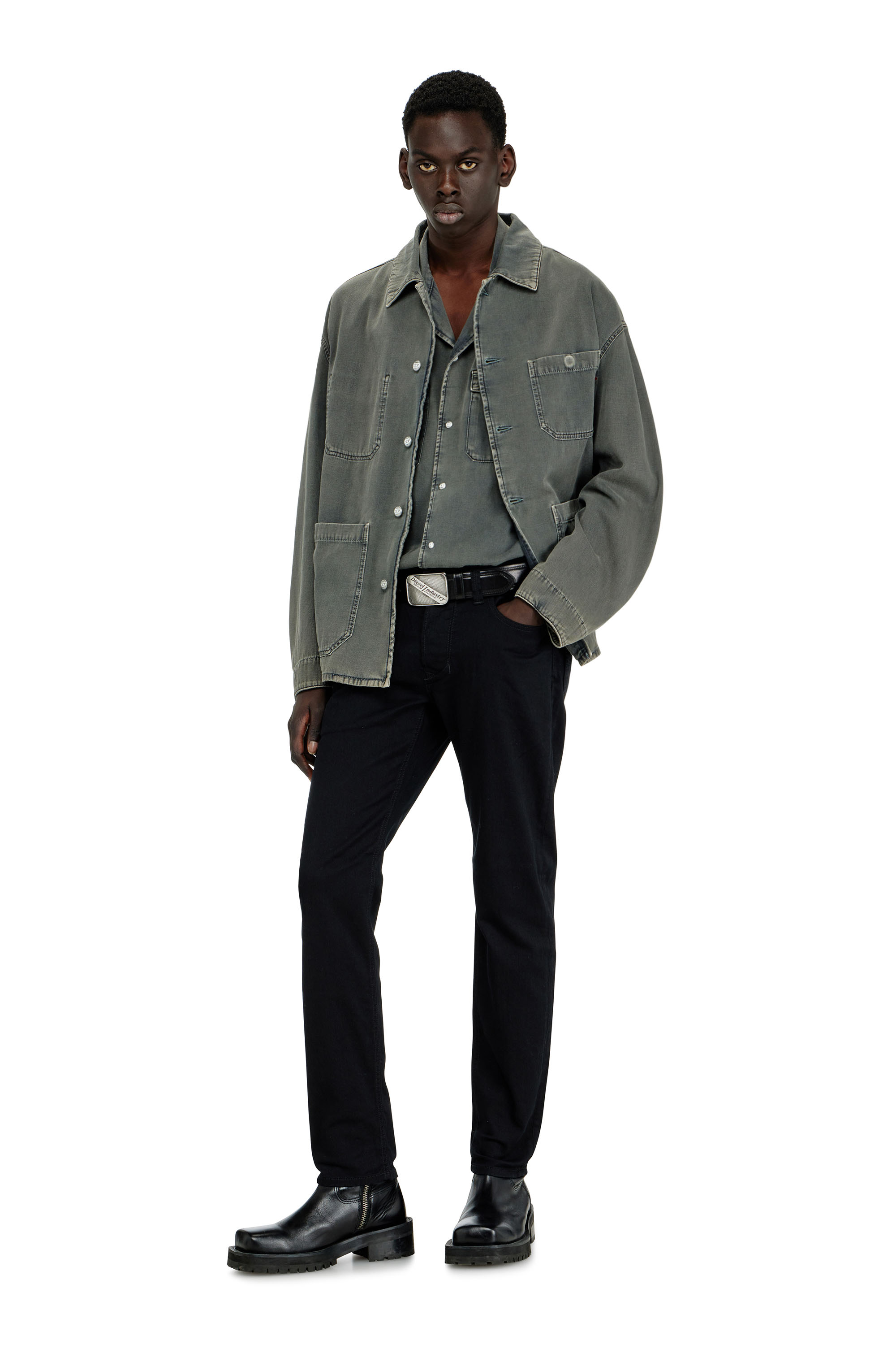 Diesel - Regular Jeans 1986 Larkee-Beex 0688H Uomo, Nero/Grigio scuro - Image 1