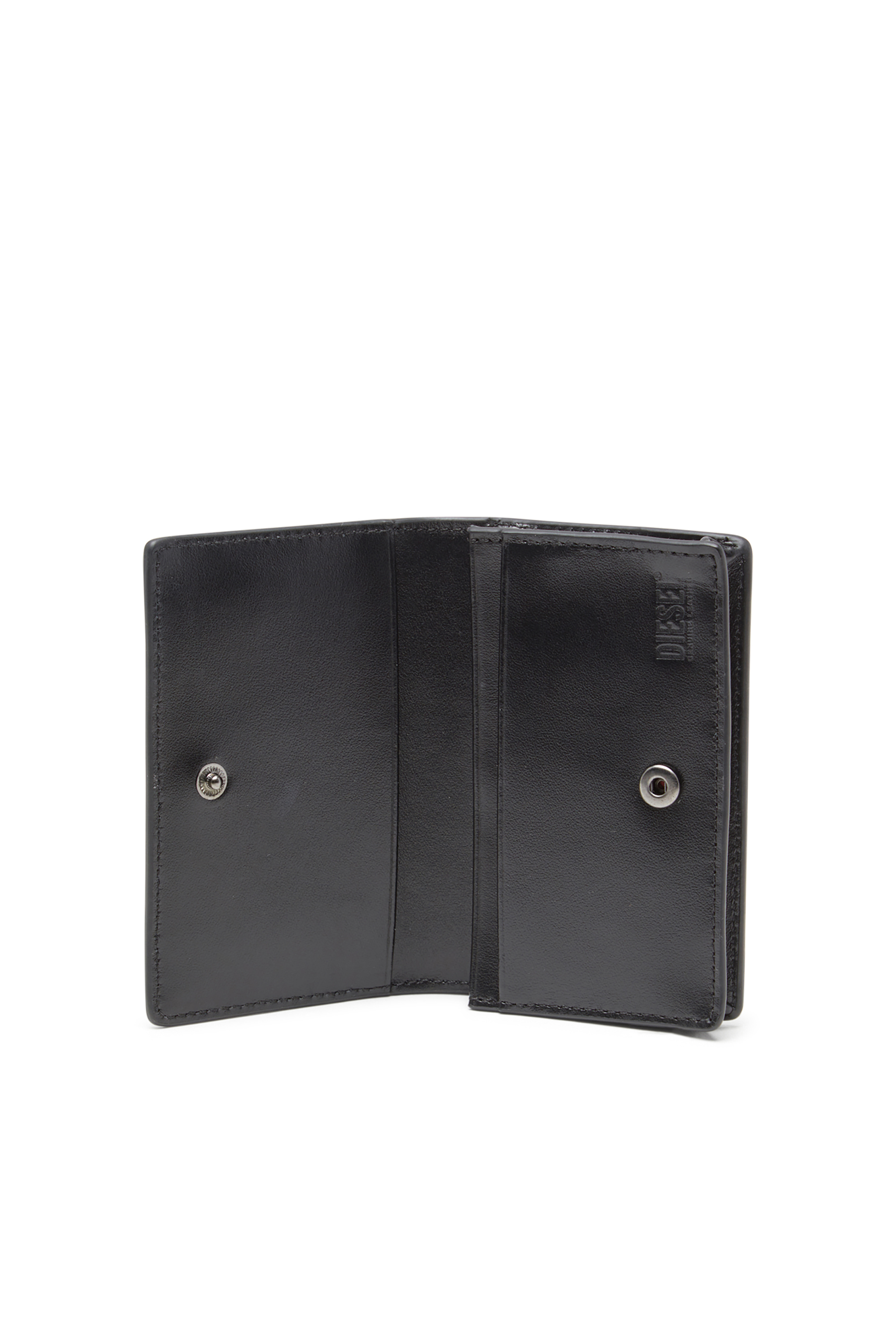 Diesel - HOLI-D CARD HOLDER IV, Portacarte compatto in pelle Uomo in Nero - 3