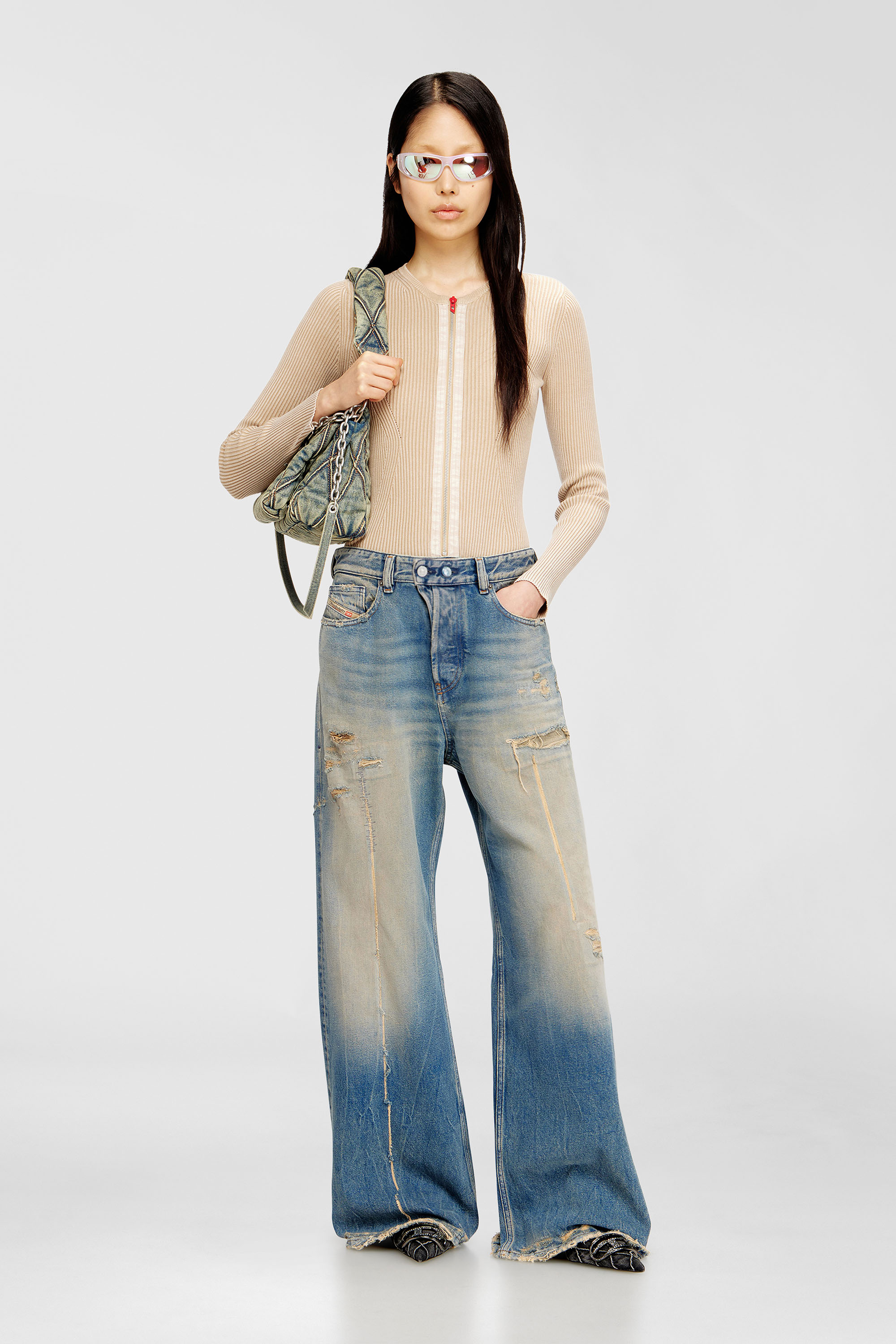 Diesel - Unisex's Relaxed Jeans 1996 D-Sire 09N29, Medium blue - 1