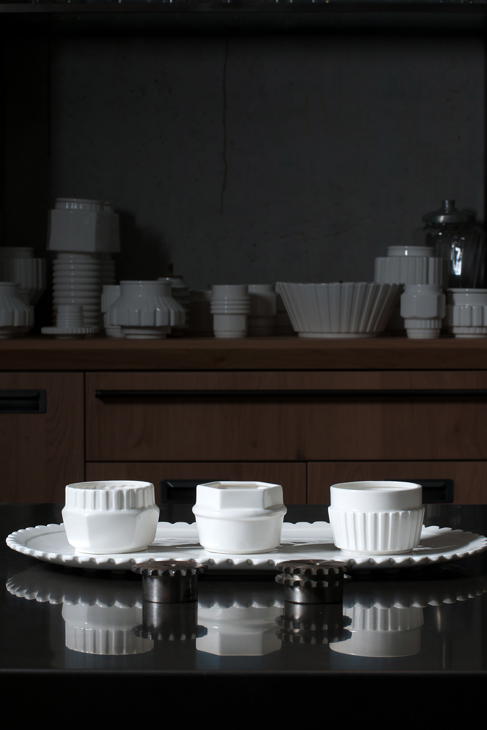 Diesel - 10971 MACHINE COLLEC, Ciotola piccola in porcellana, ø cm 9/3,5" Unisex in Bianco - 3