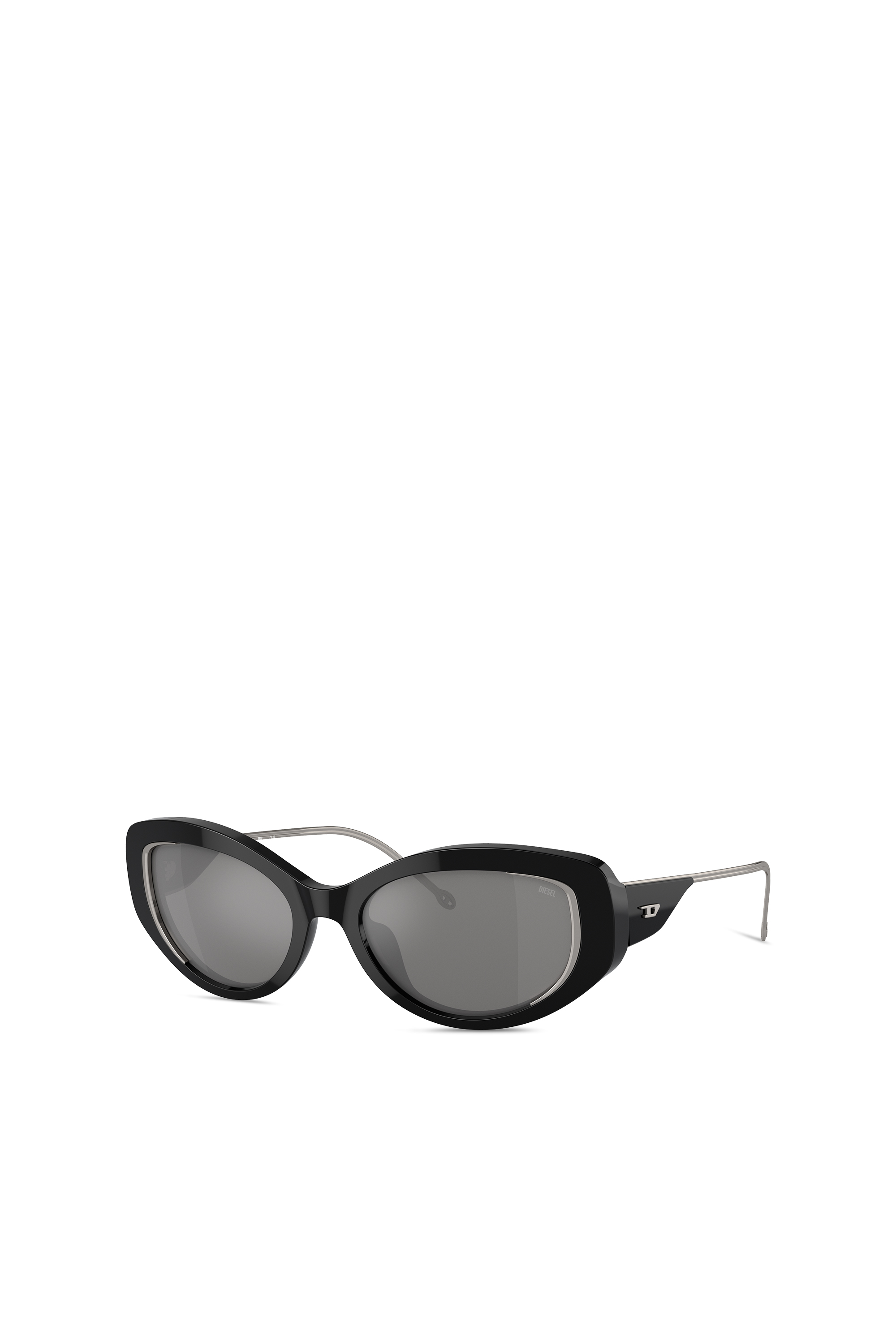Diesel - 0DL2001 SIZE 54, Occhiali da sole cat-eye Unisex in Nero - 5