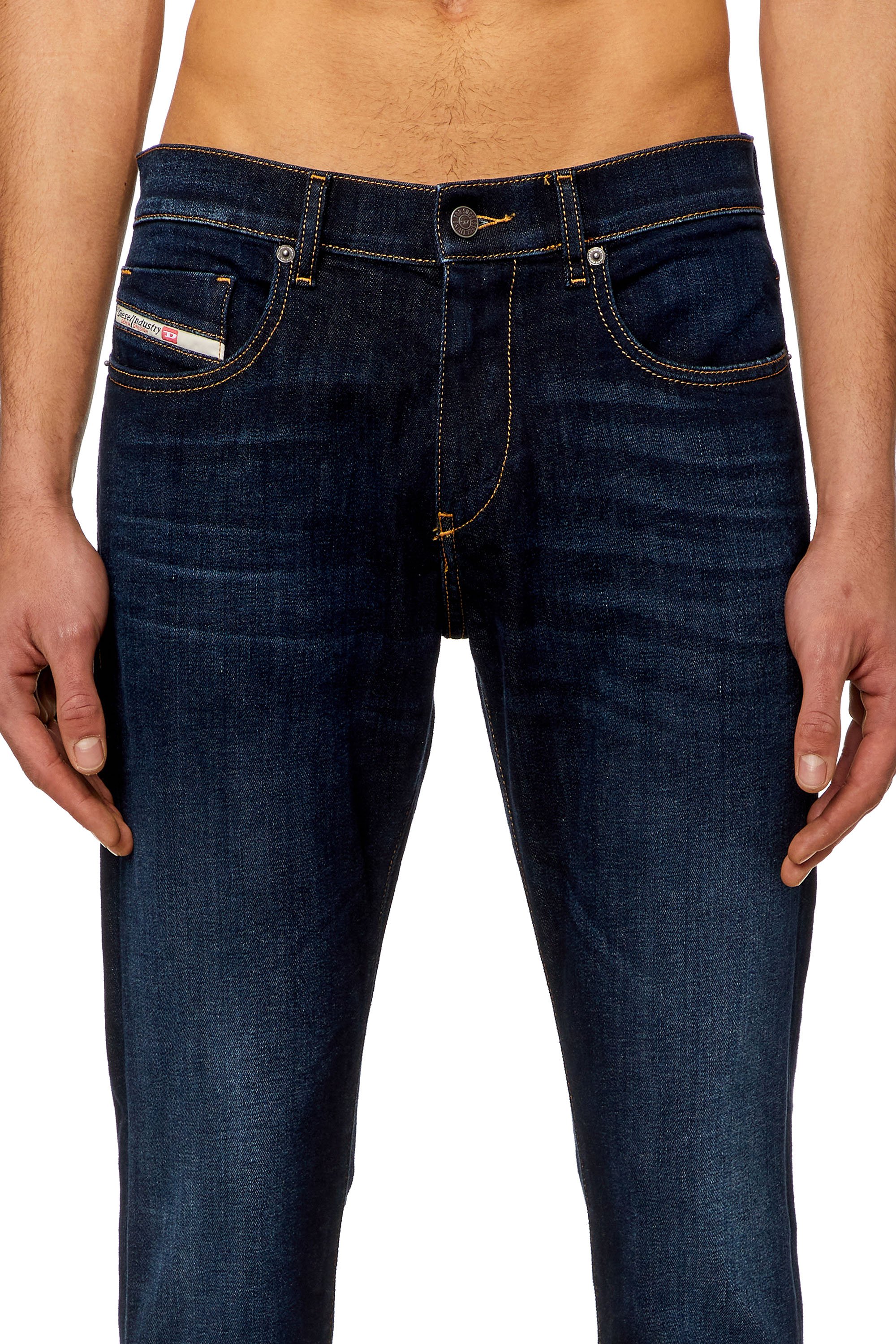 Diesel - Slim Jeans 2019 D-Strukt 009ZS, Blu Scuro - Image 4