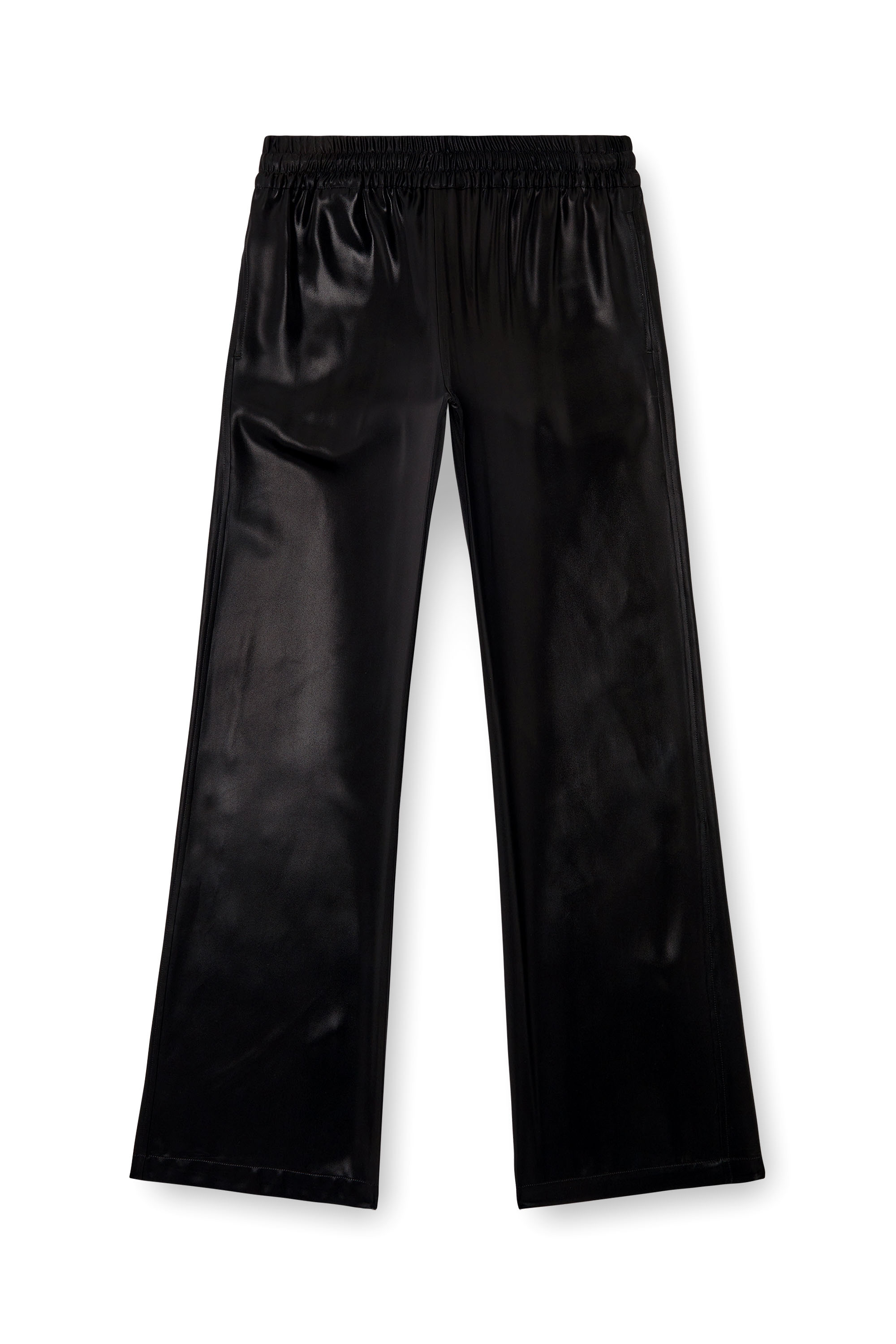 Diesel - P-DREYER-C-WN-Q1, Pantaloni tuta in raso Donna in Nero - 2