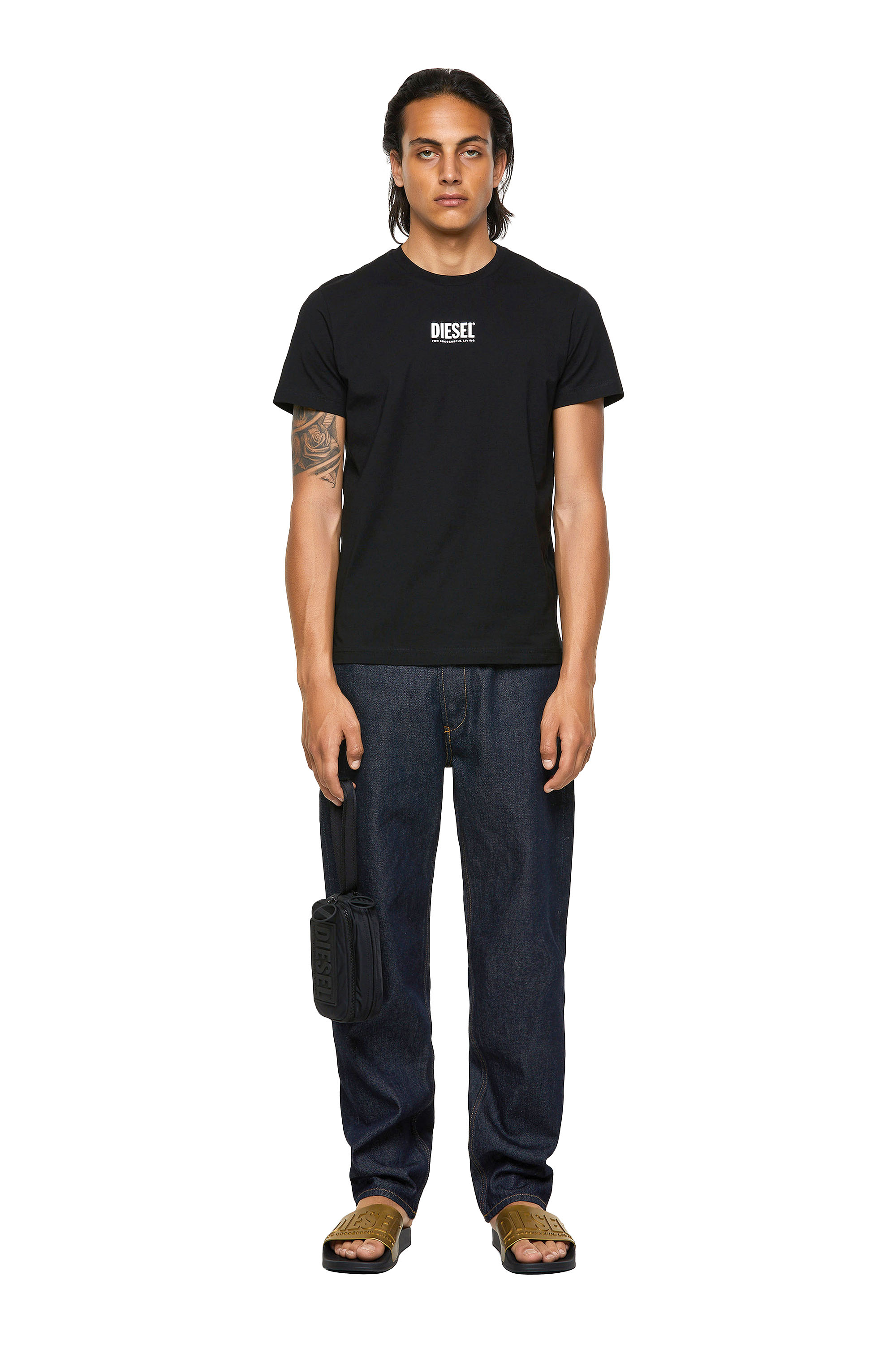 T-DIEGOS-ECOSMALLOGO, Nero Diesel - T-DIEGOS-ECOSMALLOGO, Nero - Image 1