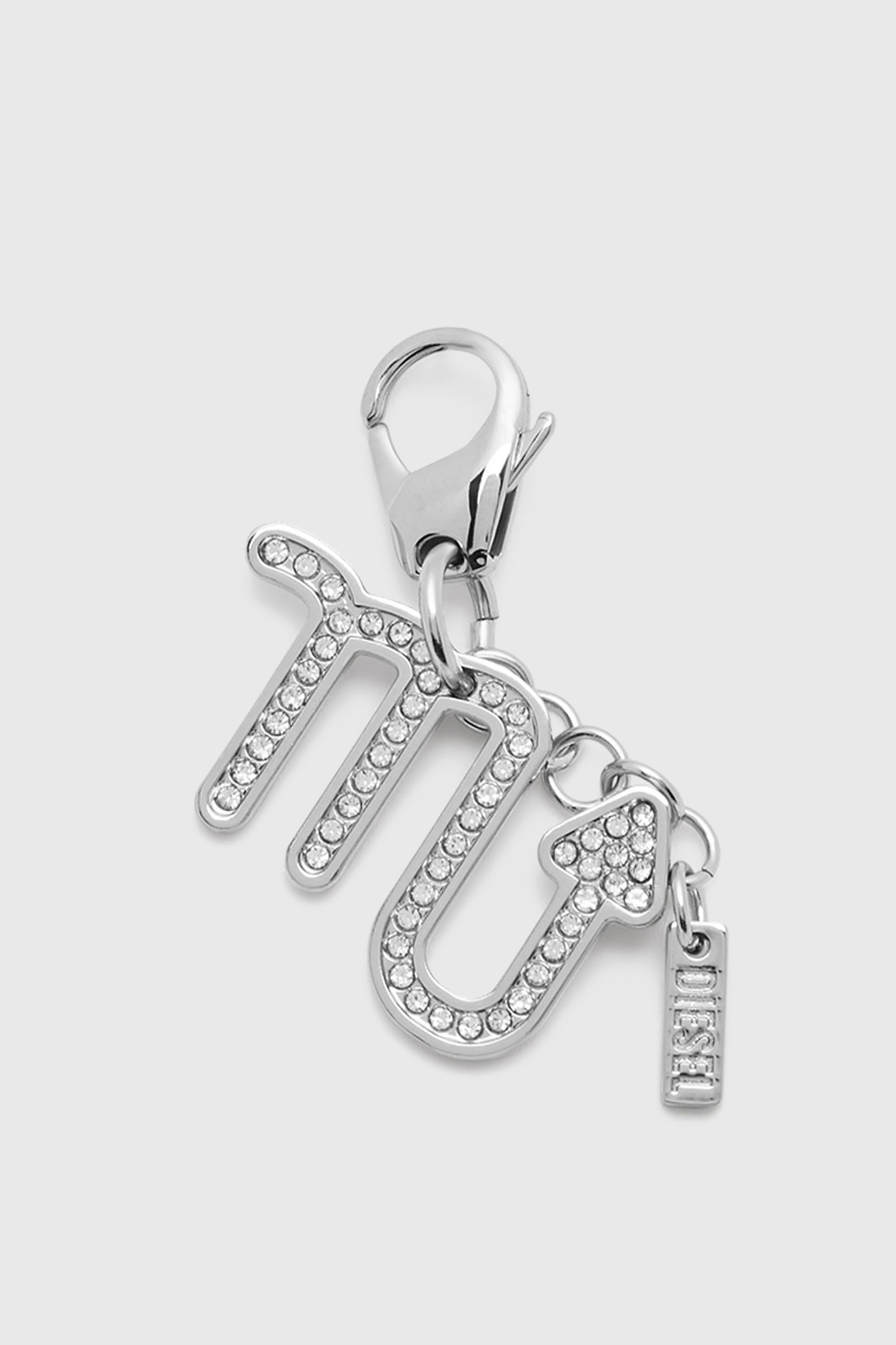 Diesel - CHARM SCORPIO, Charm zodiaco Scorpione in metallo con strass Unisex in Argento - 1
